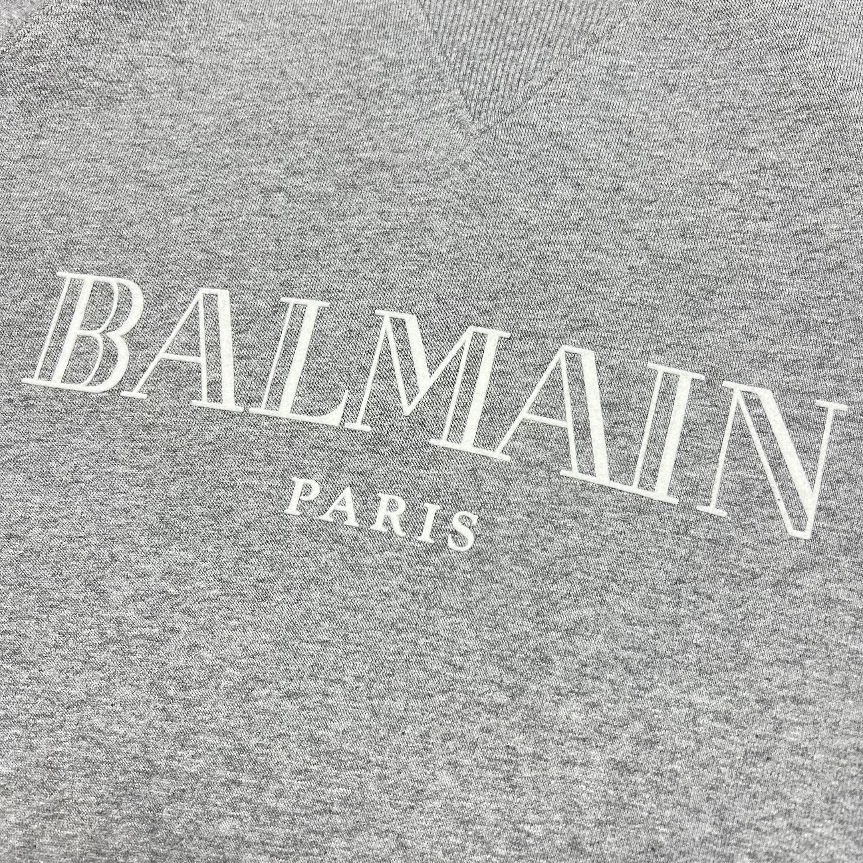 Balmain Balmain Logo Sweatshirt Size US L / EU 52-54 / 3 - 3 Thumbnail