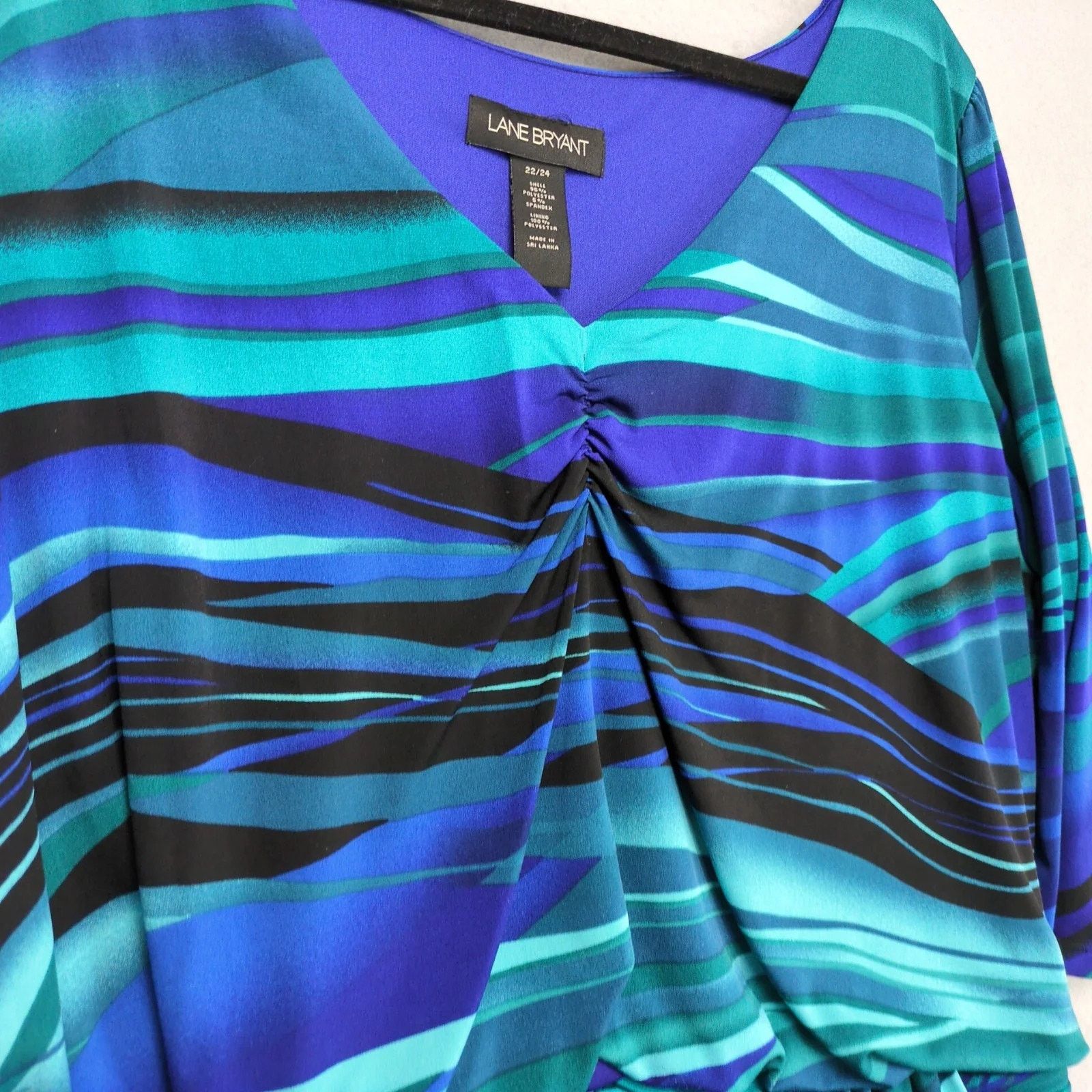 Other Lane Bryant Abstract Print Blouson Dress Plus Size 22/24 Size 4XL / US 24-26 - 9 Thumbnail