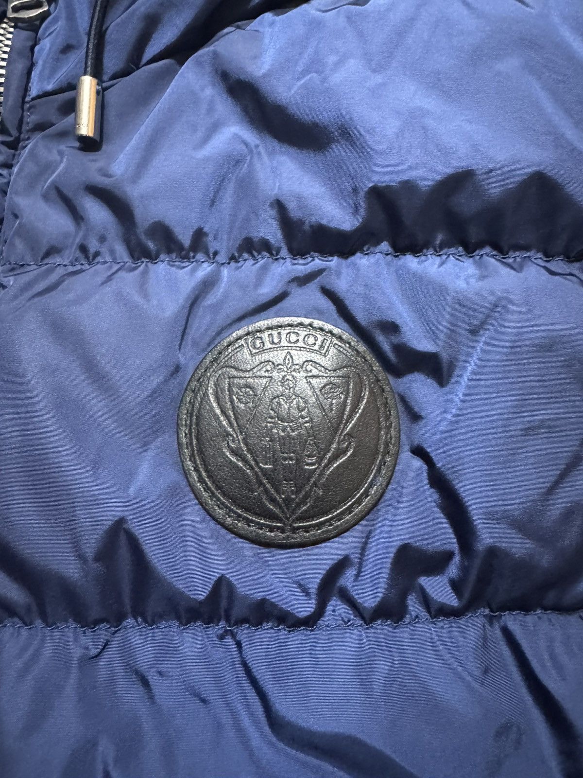 Gucci Authentic Gucci Down Vest Leather Patch GG Monogram Jacket Size US S / EU 44-46 / 1 - 14 Thumbnail
