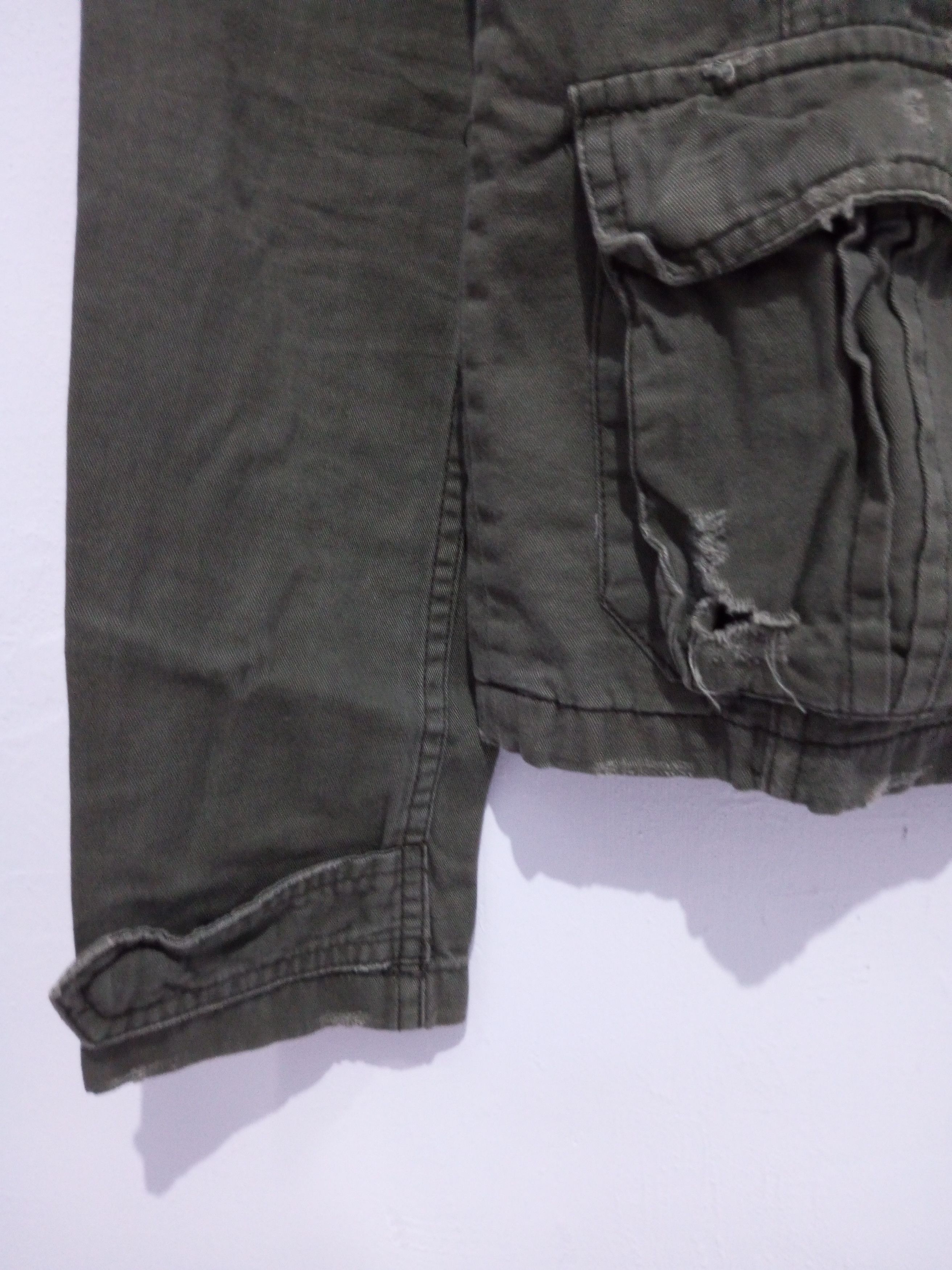 Other Japanese brand blue wash distressed jacket Size US S / EU 44-46 / 1 - 12 Thumbnail