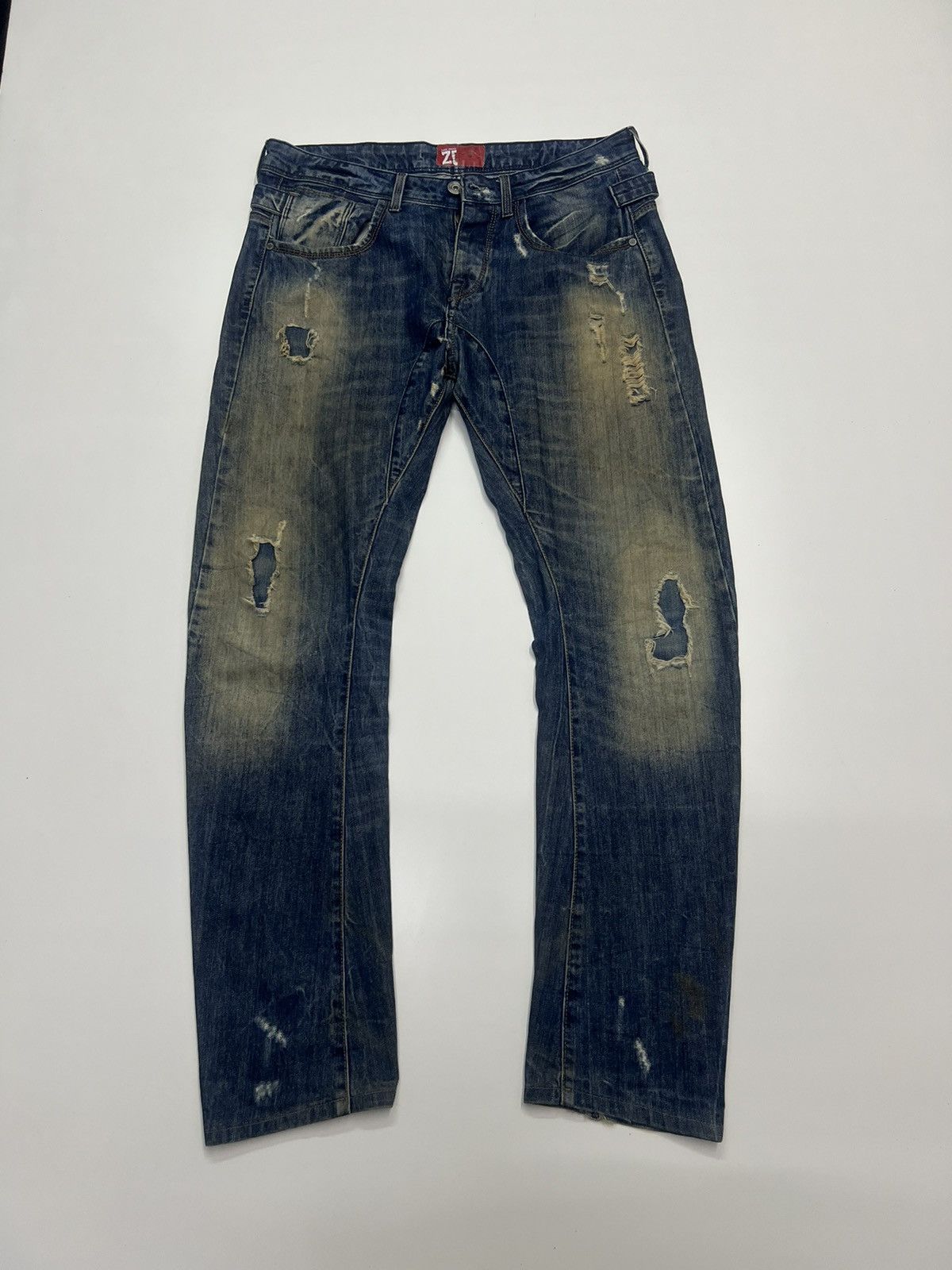 Zara Zara Jeans Distress Size 35" Size US 35 - 1 Thumbnail