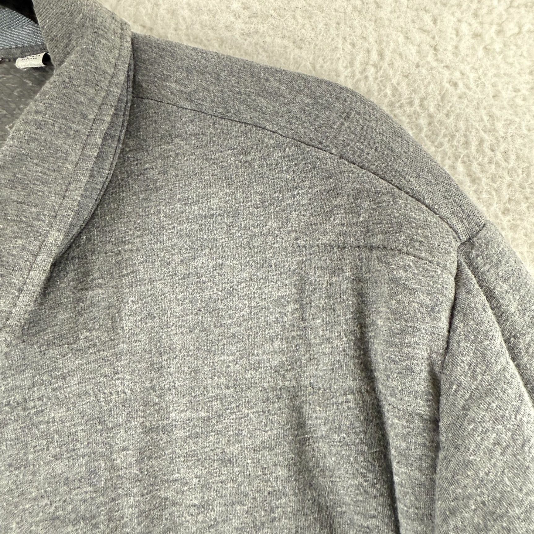 Peter Millar Peter Millar Quilted Jacket Mens Size XXL Gray Snap Button Long Sleeve Collared Size US XXL / EU 58 / 5 - 7 Thumbnail
