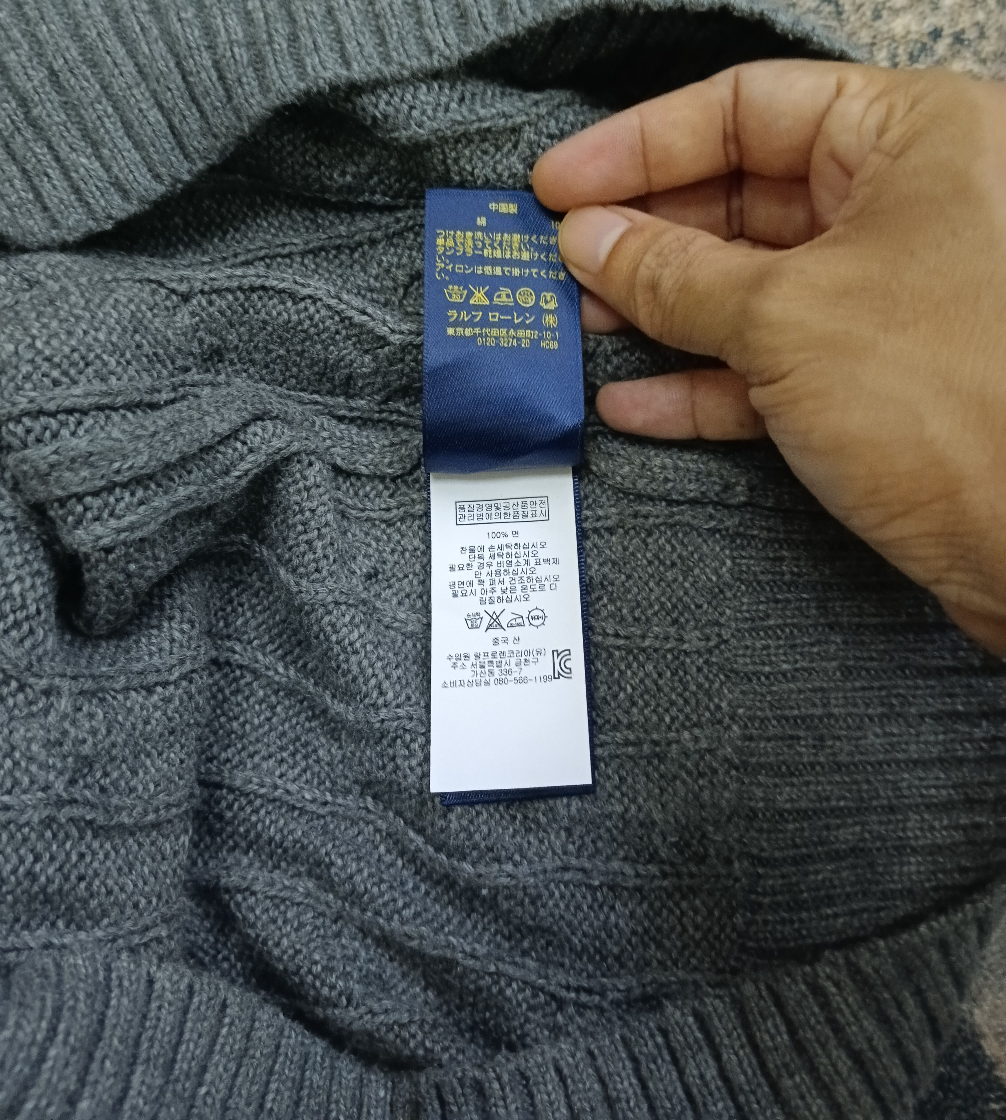 Polo Ralph Lauren × Vintage 90s POLO RALPH LAUREN SMALL PONY KNITWEAR Size US XS / EU 42 / 0 - 8 Thumbnail