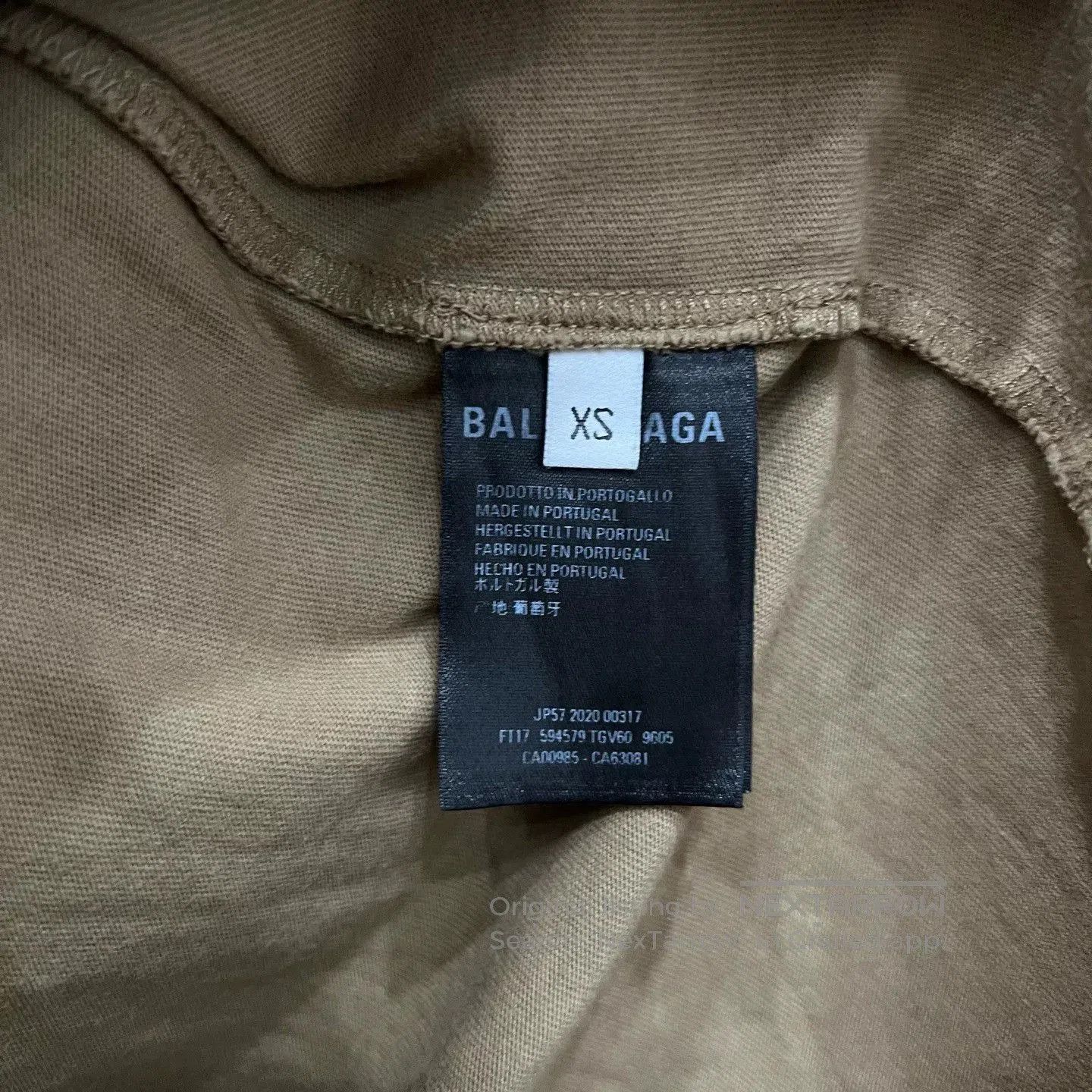 Balenciaga Balenciaga Wheat Logo Print Short Sleeve XS. Size US XS / EU 42 / 0 - 5 Thumbnail