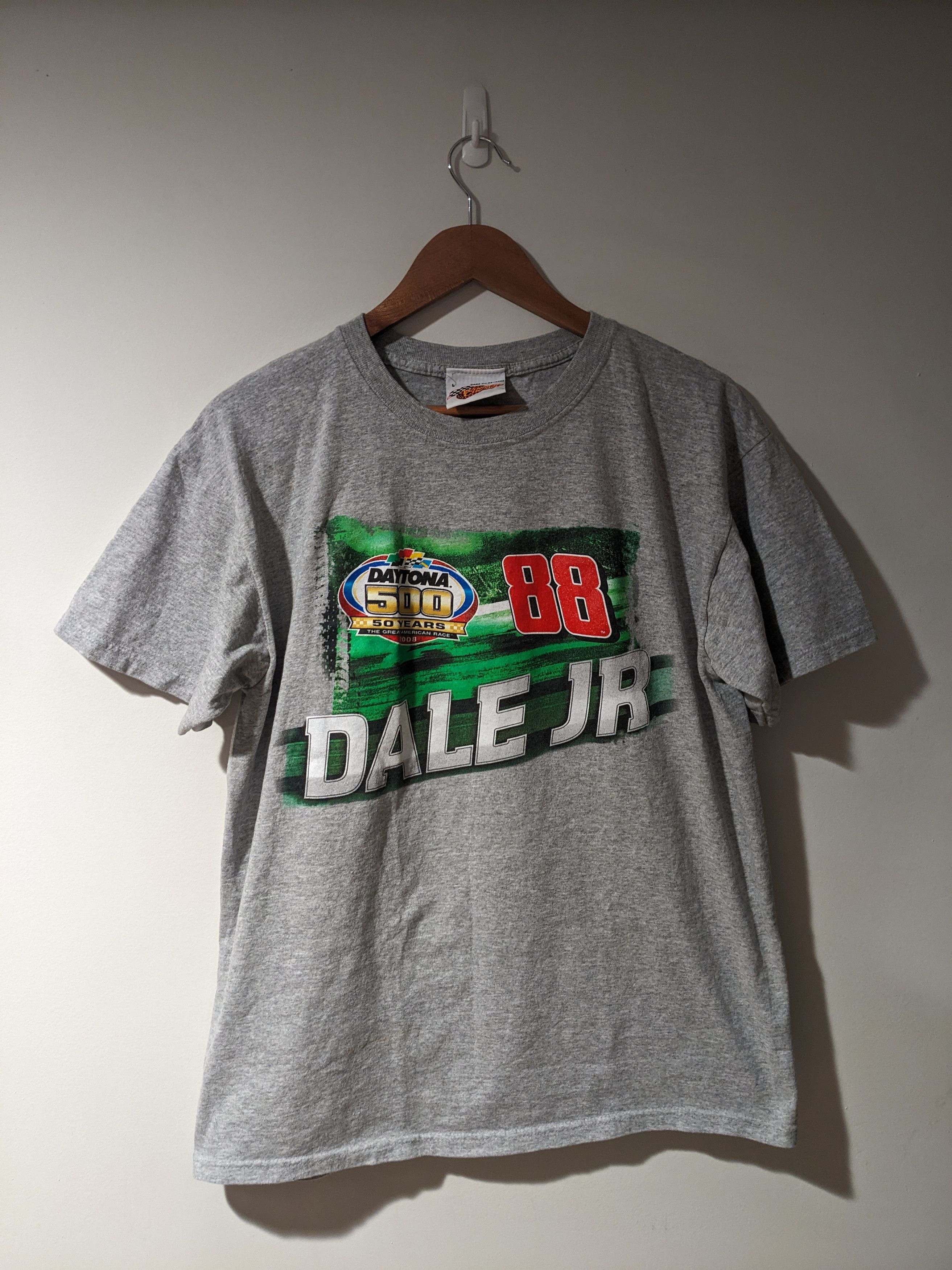 Chase Authentics × NASCAR × Vintage Vintage Y2K Dale Jr Earnhardt AMP 88 Energy Nascar T-Shirt Size US L / EU 52-54 / 3 - 4 Thumbnail