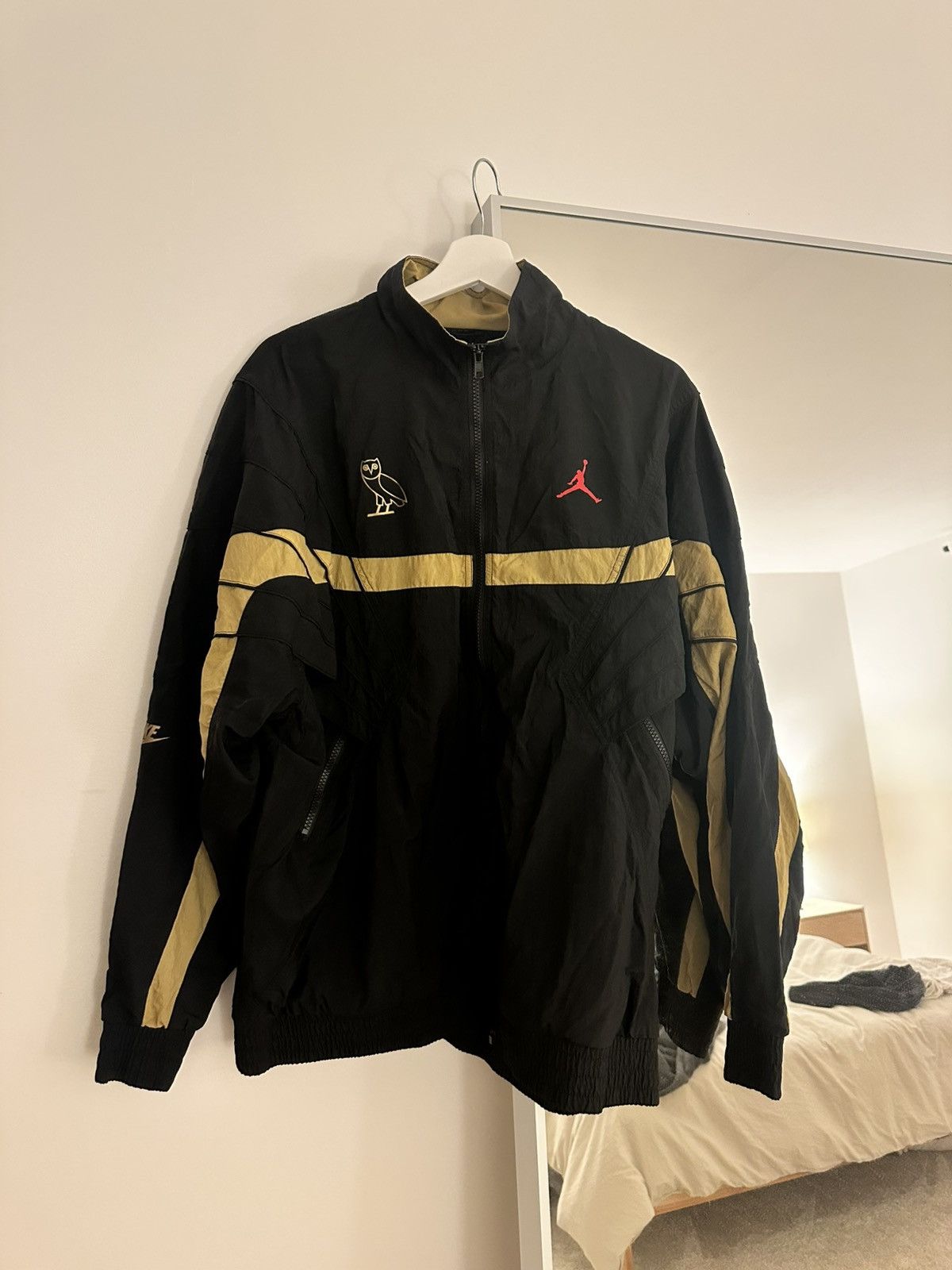Jordan Brand × October's Very Own Rare 2017 OVO Jordan Flight Jacket Size US L / EU 52-54 / 3 - 1 Thumbnail