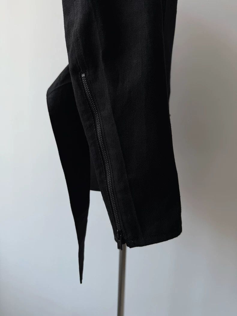 Yohji Yamamoto Yohji Yamamoto Yohji Yamamoto Black Short Denim Jacket Size US S / EU 44-46 / 1 - 5 Thumbnail