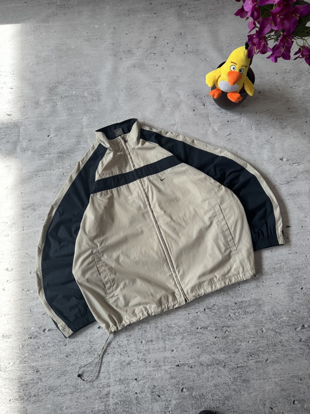 Nike × Vintage NIKE VINTAGE BASIC LOGO OVERSIZE BAGGY LIGHT JACKET Size US XL / EU 56 / 4 - 1 Thumbnail