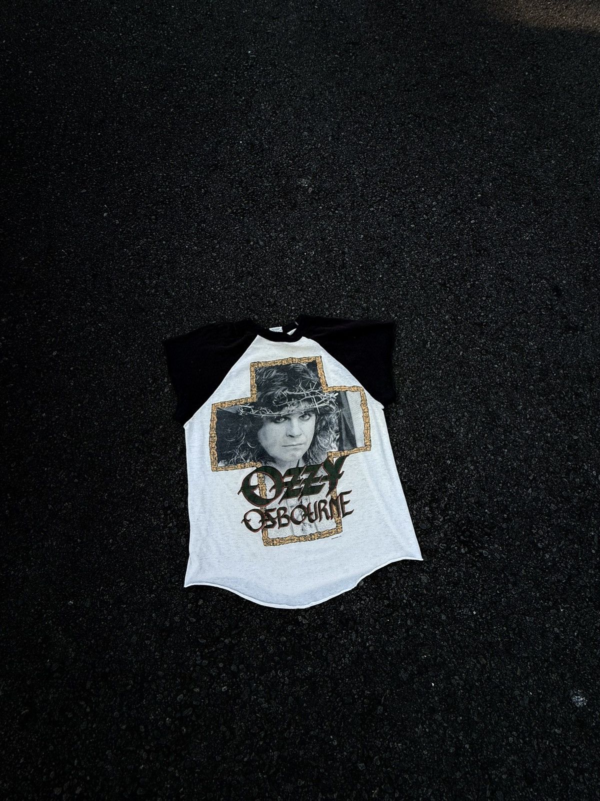 Ozzy Osbourne × Vintage 80’s RARE Ozzy Osbourne Concert tour t shirt 88’-89’ Size US L / EU 52-54 / 3 - 1 Thumbnail
