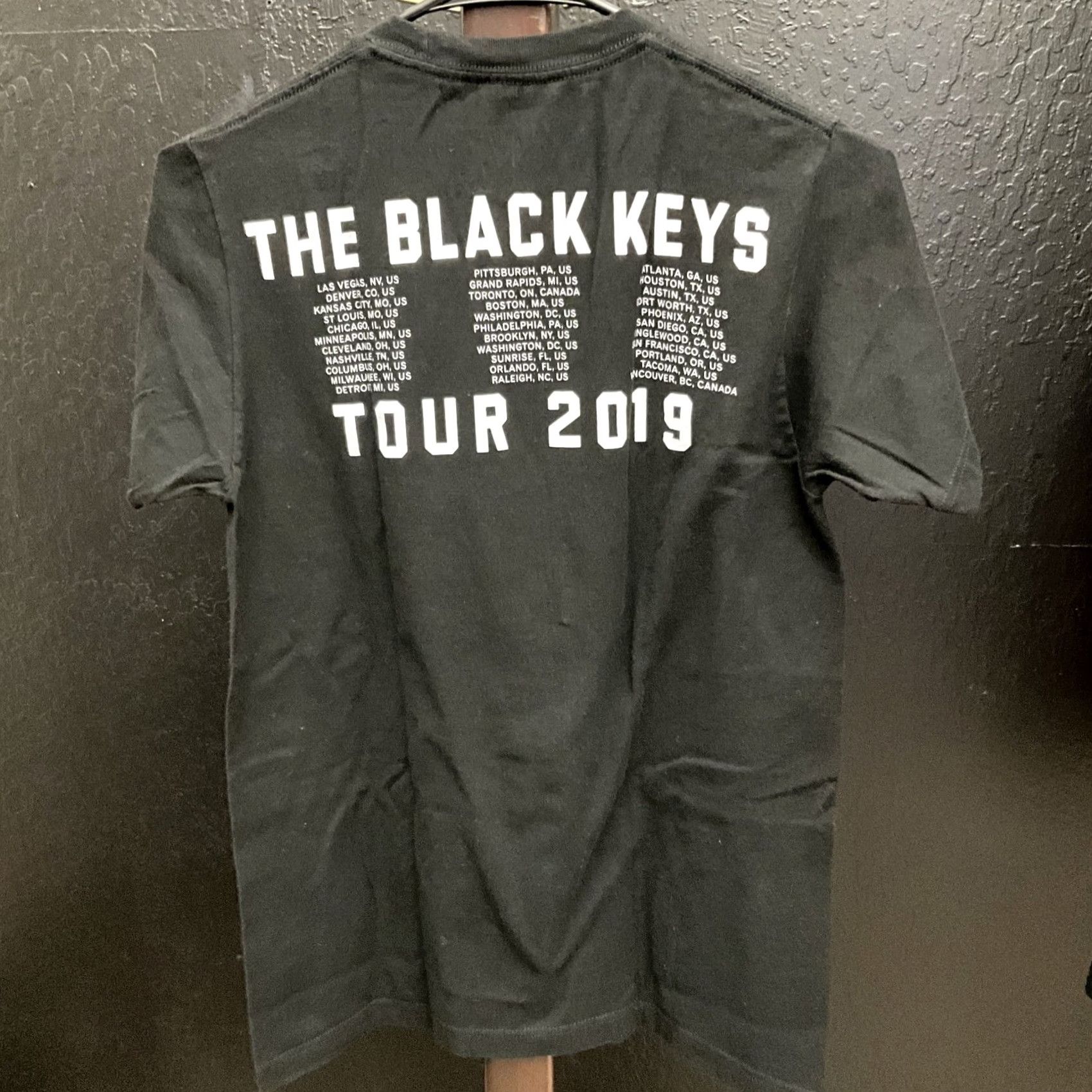 Vintage The Black Keys North American Tour 2019 Shirt Size S Short Sleeve Men Black Graphic Print T-Shirt Band Music Limited Edition Size US S / EU 44-46 / 1 - 3 Thumbnail