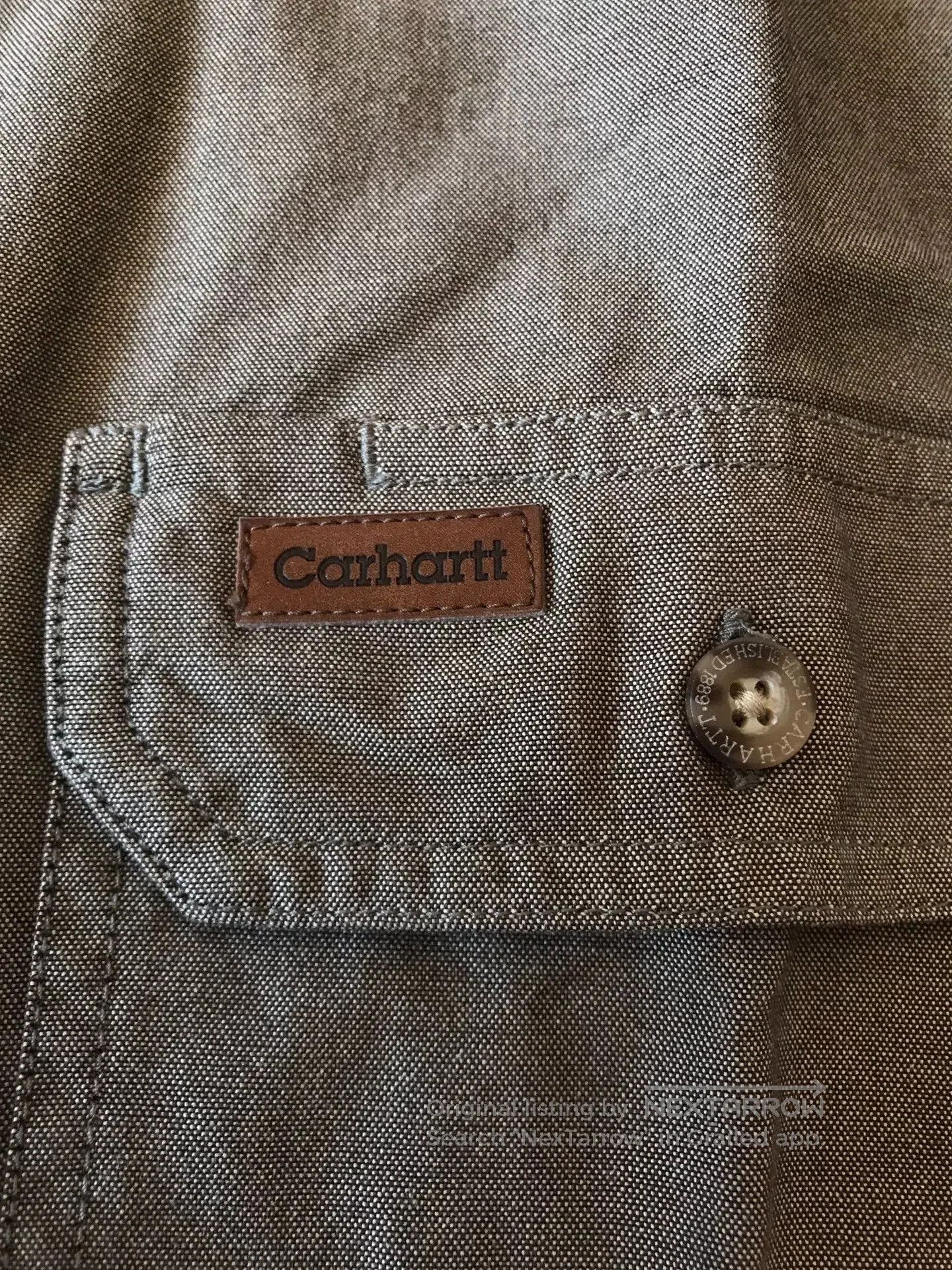 Carhartt Carhartt S118 MSC Short Sleeve Work Shirt. Size US L / EU 52-54 / 3 - 4 Thumbnail