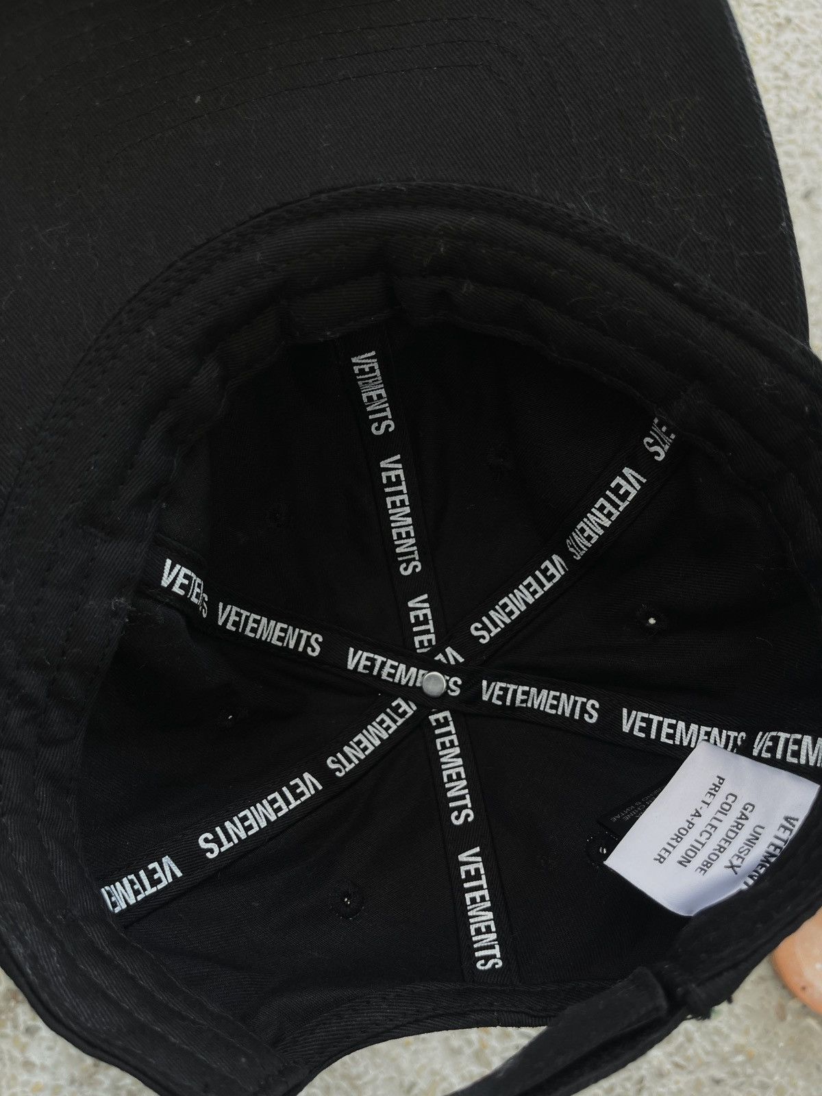 Vetements Black Out Hello My Name Is Size ONE SIZE - 6 Thumbnail