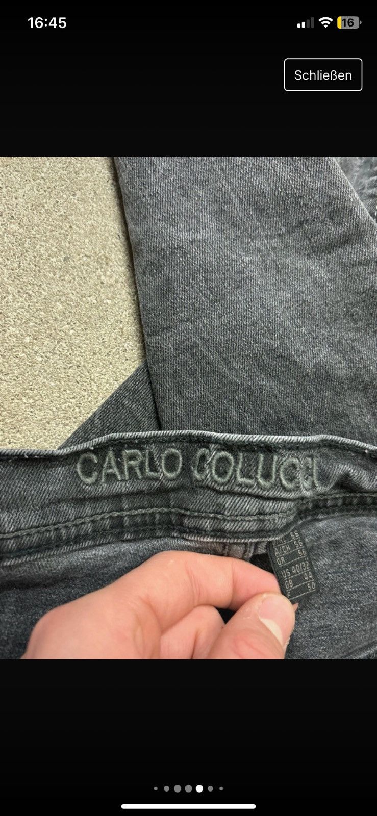 Carlo Colucci Vintage Carlo Colucci Jeans in Dark Grey | Size 32 Size US 32 / EU 48 - 5 Thumbnail