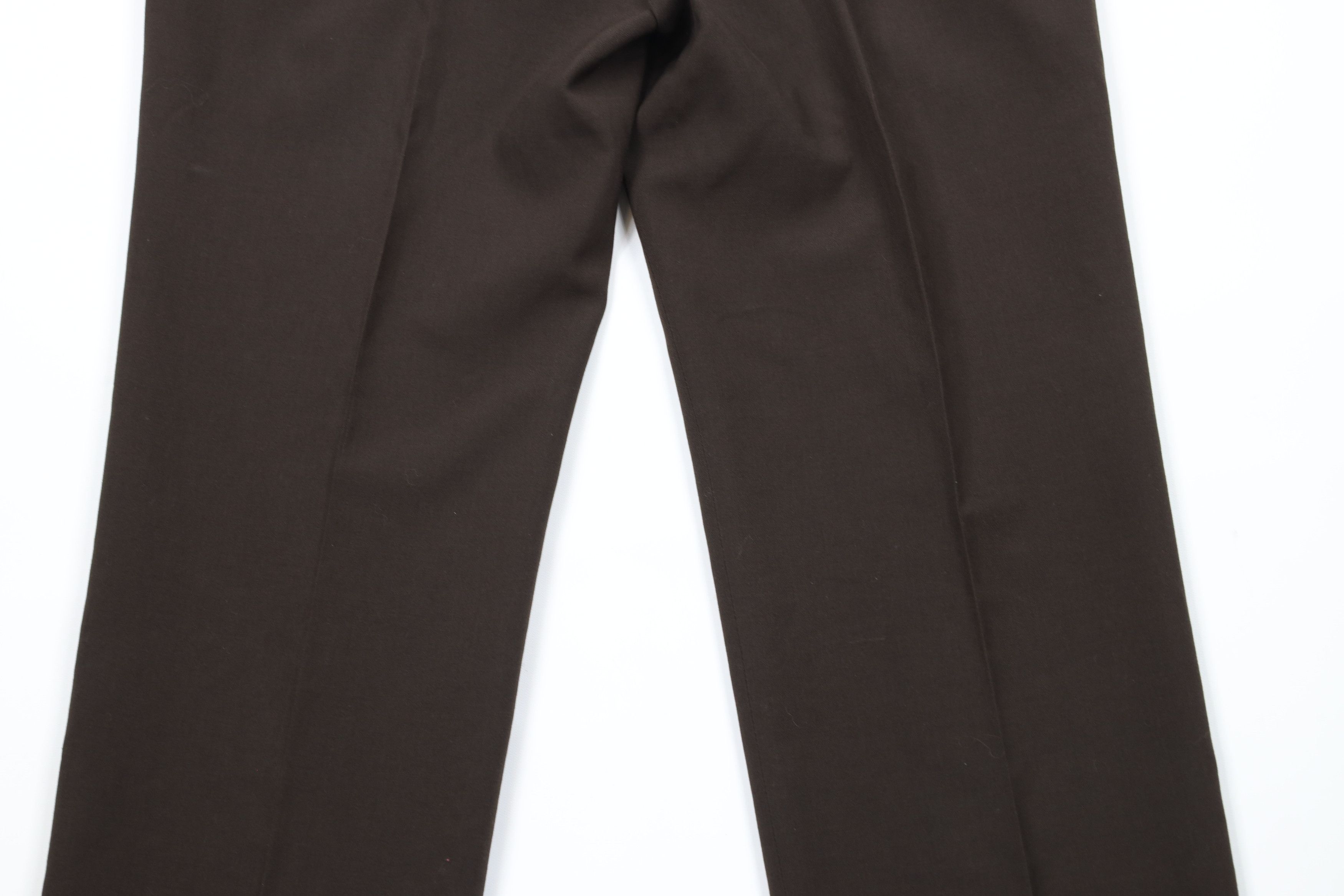 Vintage 70s Streetwear Flared Wide Leg Chino Pants Brown USA