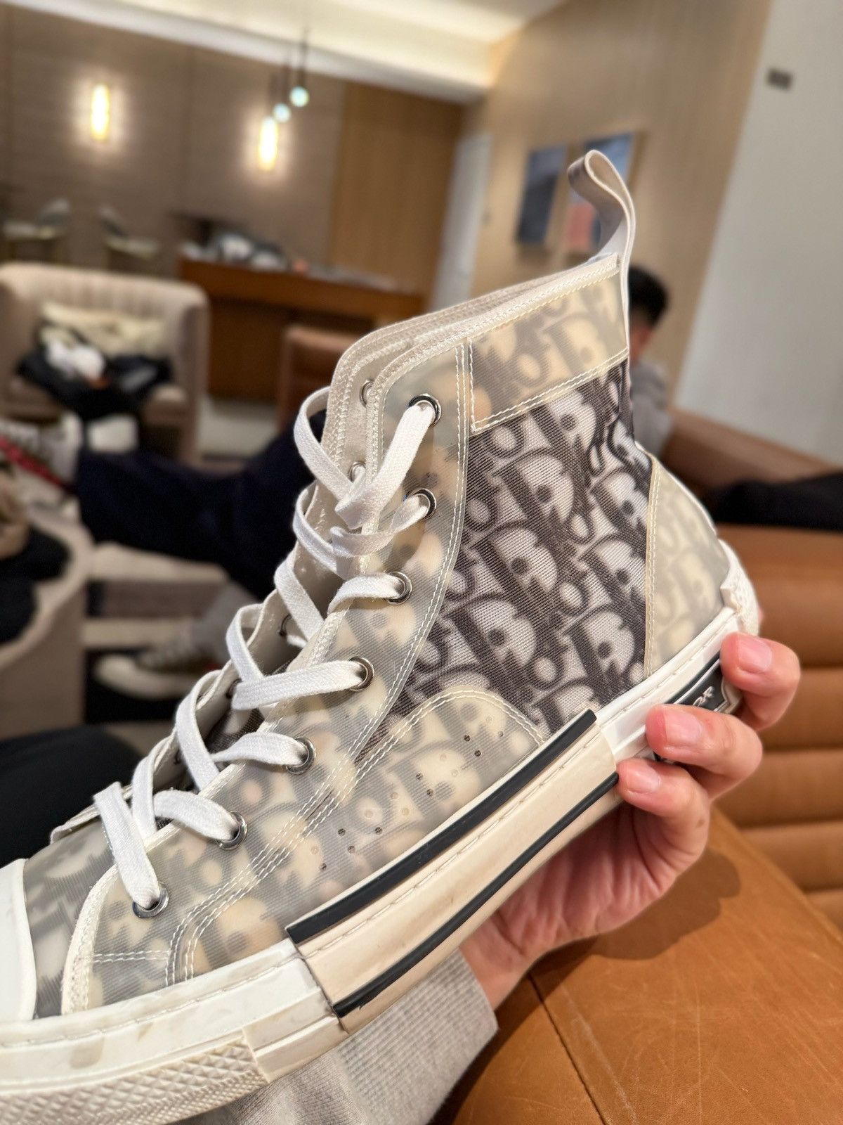 Dior STEAL! Dior Oblique B23 High top shoes Size US 11 / EU 44 - 10 Thumbnail