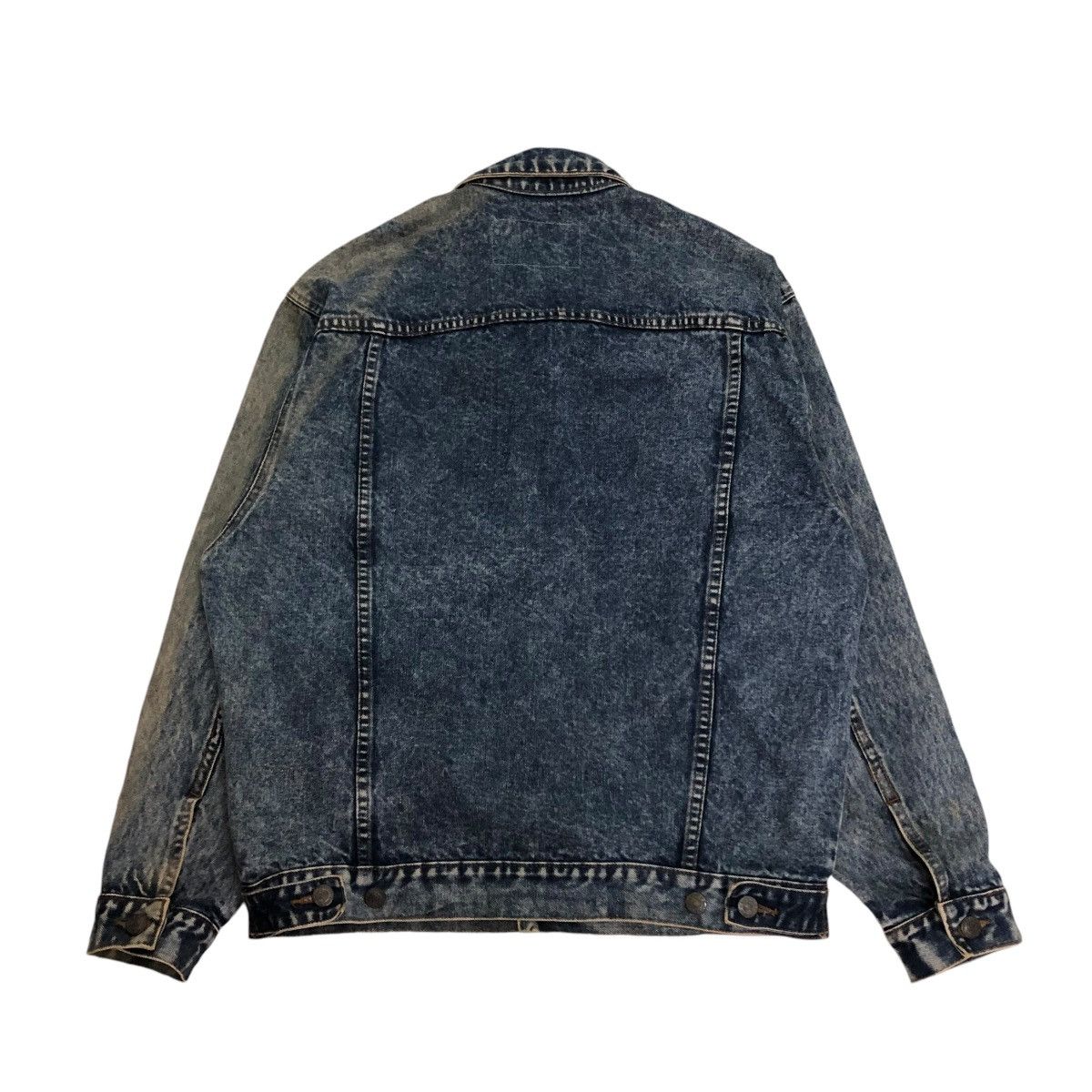 Japanese Brand 🔥VINTAGE RUSTY TRUCKER DENIM JACKET MAC HOPE ISSEY MIYAKE Size US M / EU 48-50 / 2 - 2 Thumbnail