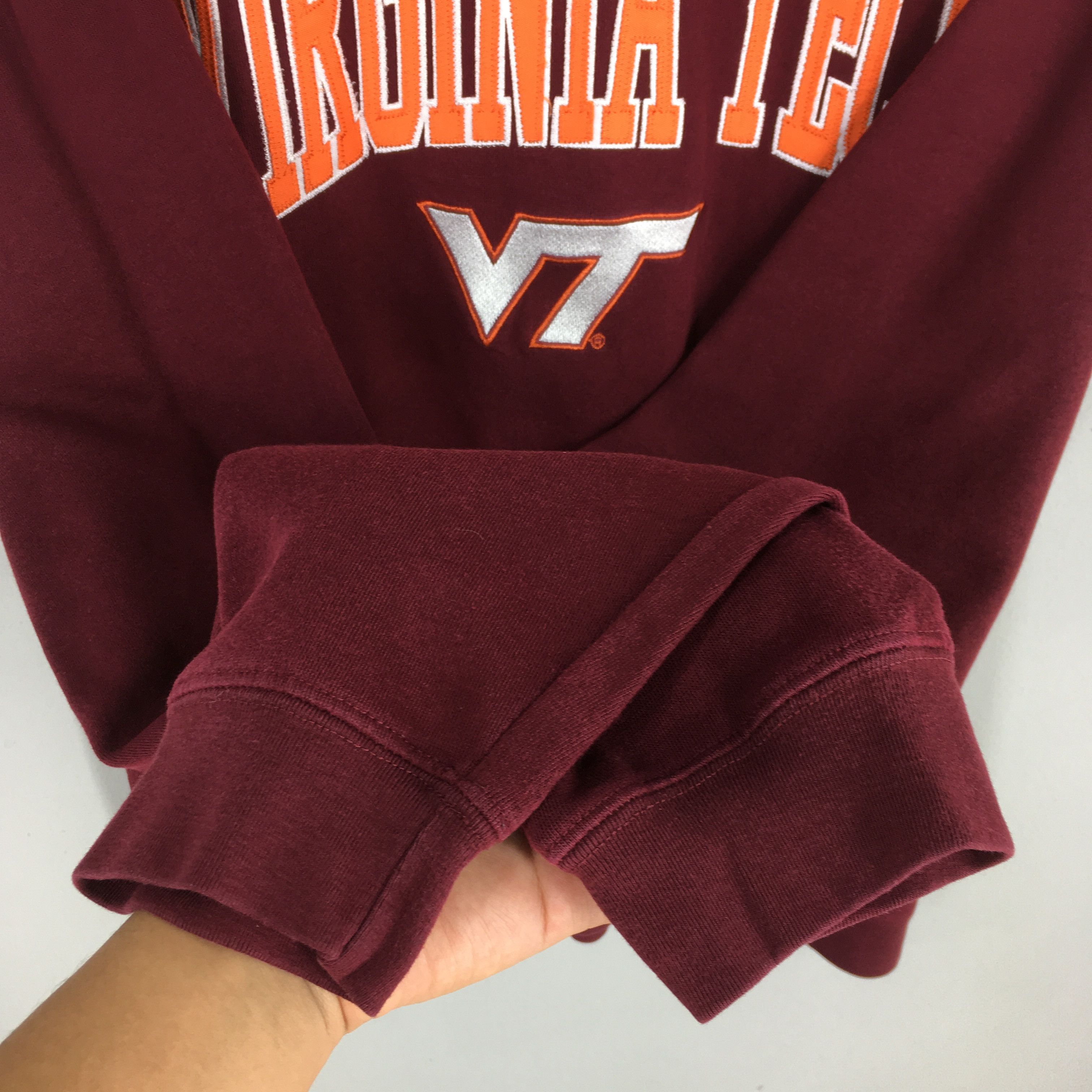 J. America × NCAA Vintage Virginia Tech NCAA Hokies Sweatshirt 2XLarge Size US XXL / EU 58 / 5 - 4 Thumbnail
