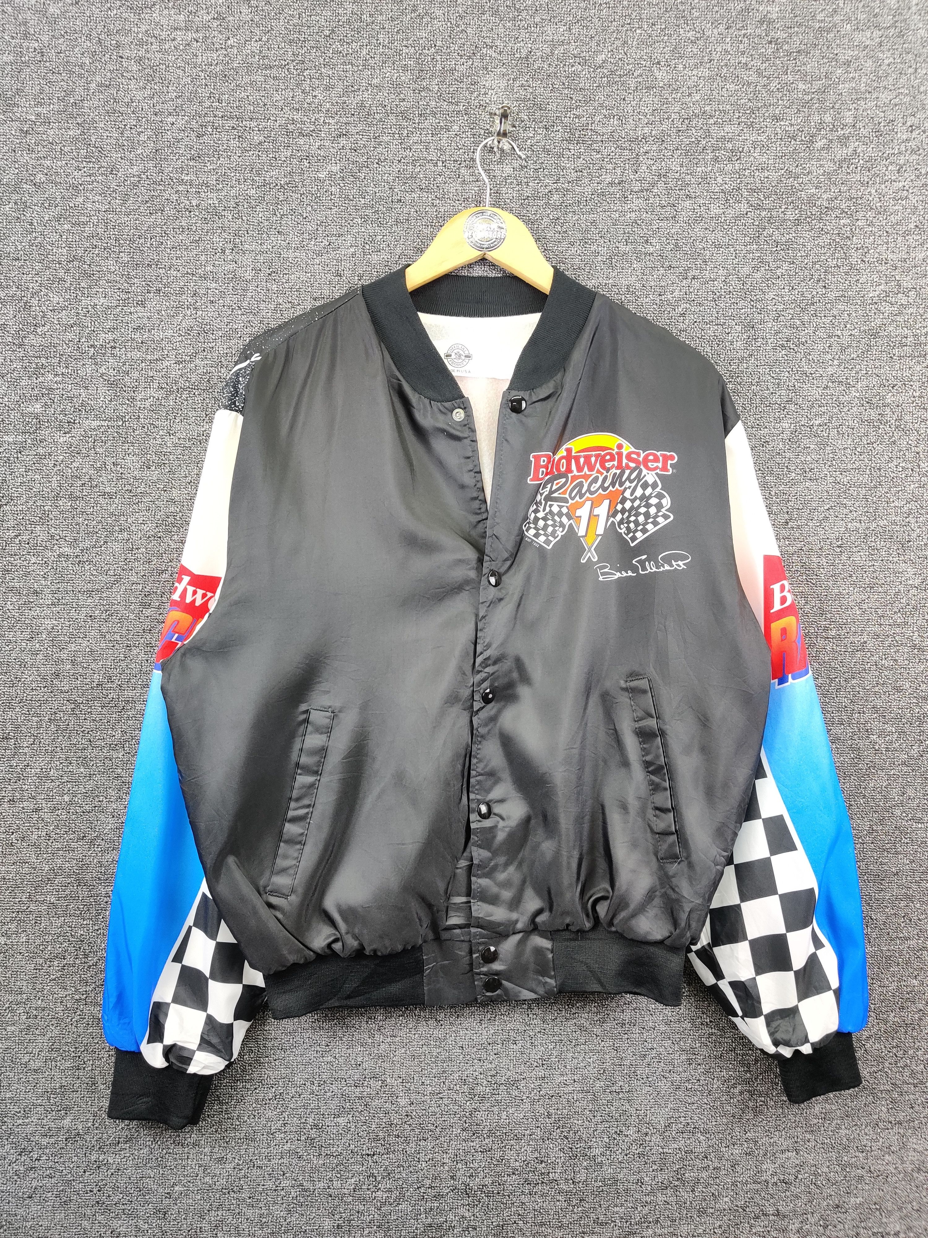 NASCAR Vintage 90s Nascar Racing Bomber Jacket Size US XL / EU 56 / 4 - 9 Thumbnail