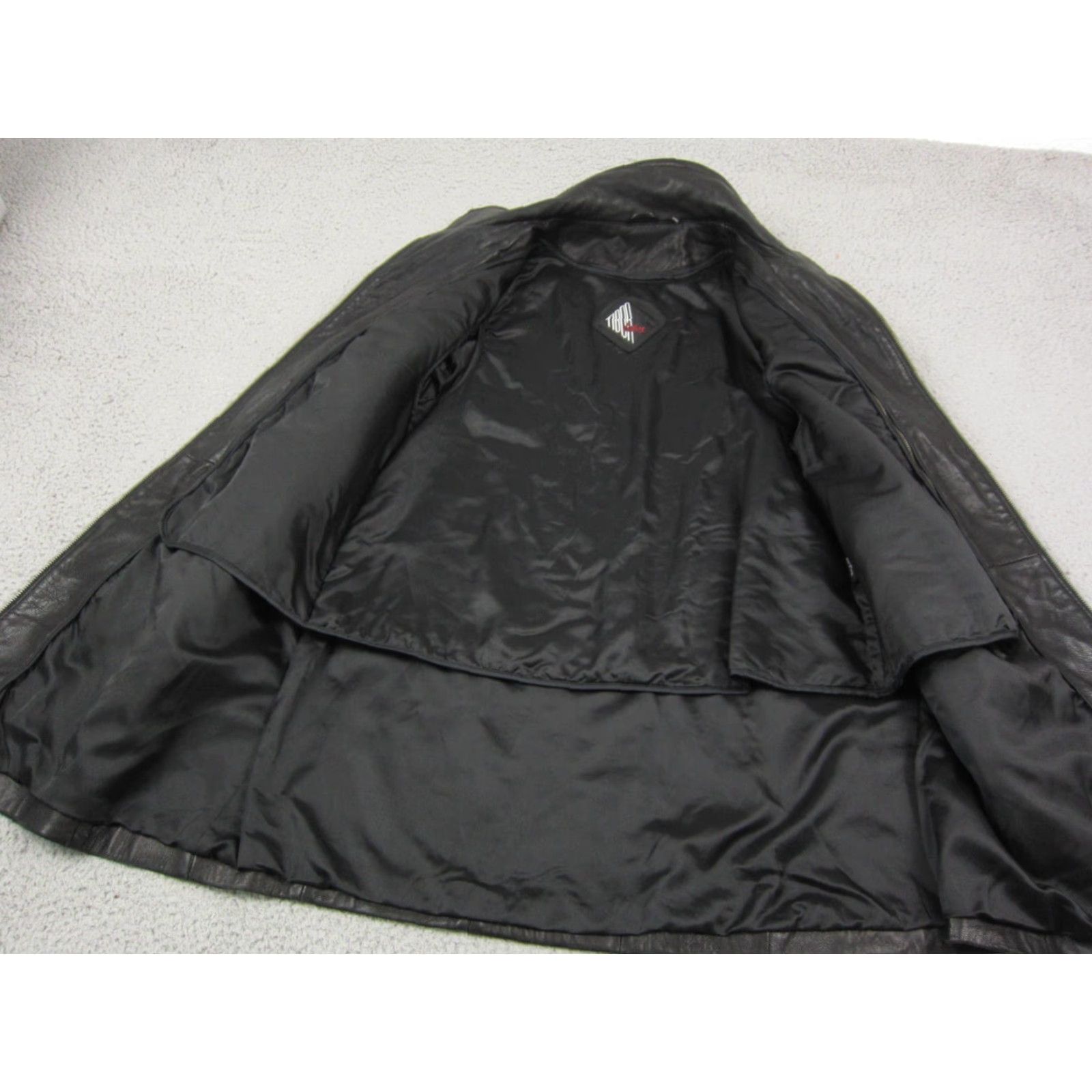 Vintage VINTAGE Tibor Jacket Womens S Black Full Zip Motorcycle Jacket 90s Ladies Womens Zip Size S / US 4 / IT 40 - 7 Thumbnail