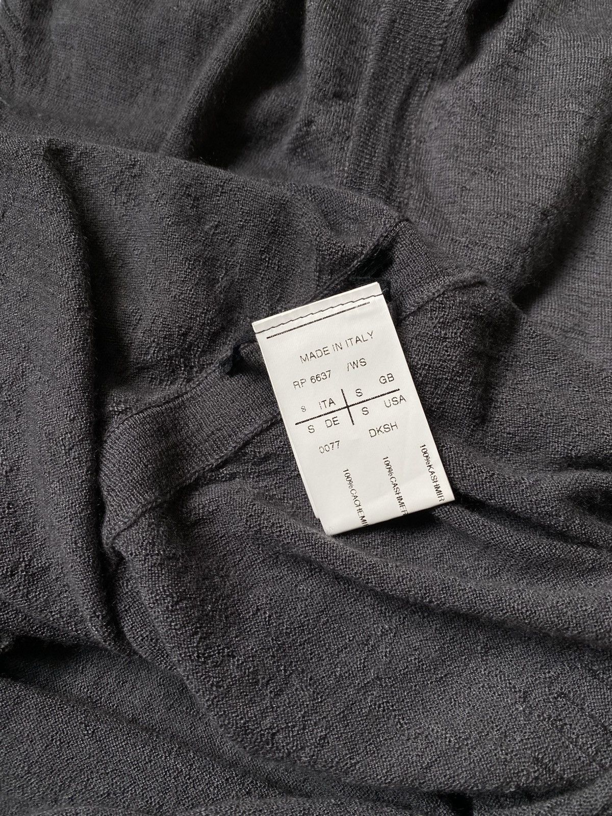 Rick Owens Rick Owens Gleam A/W 10 Cashmere Ribbed Long Sleeve Dress Size S / US 4 / IT 40 - 19 Thumbnail