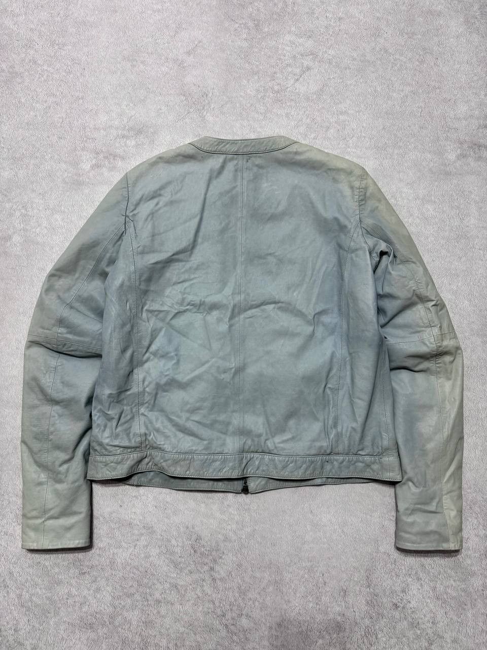 Emporio Armani Armorio Armani Sheepskin Leather Jacket Size L / US 10 / IT 46 - 2 Thumbnail