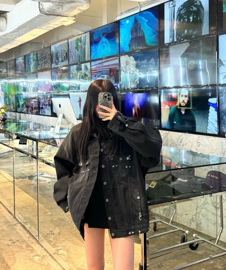 Balenciaga Balenciaga Black Denim Jacket Size US S / EU 44-46 / 1 - 9 Thumbnail