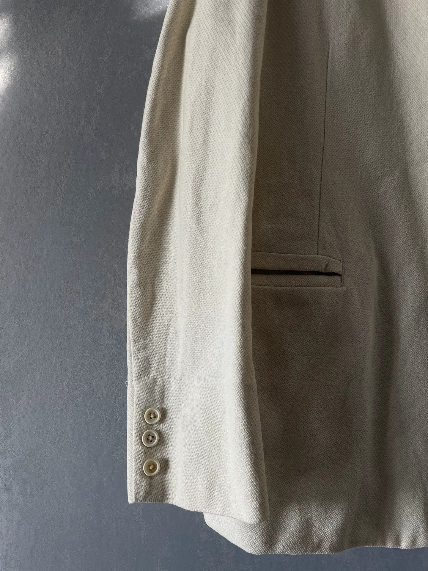 Yohji Yamamoto Yohji Yamamoto 1996SS Flower & Boy Thick Canvas Jacket M Size US M / EU 48-50 / 2 - 2 Thumbnail
