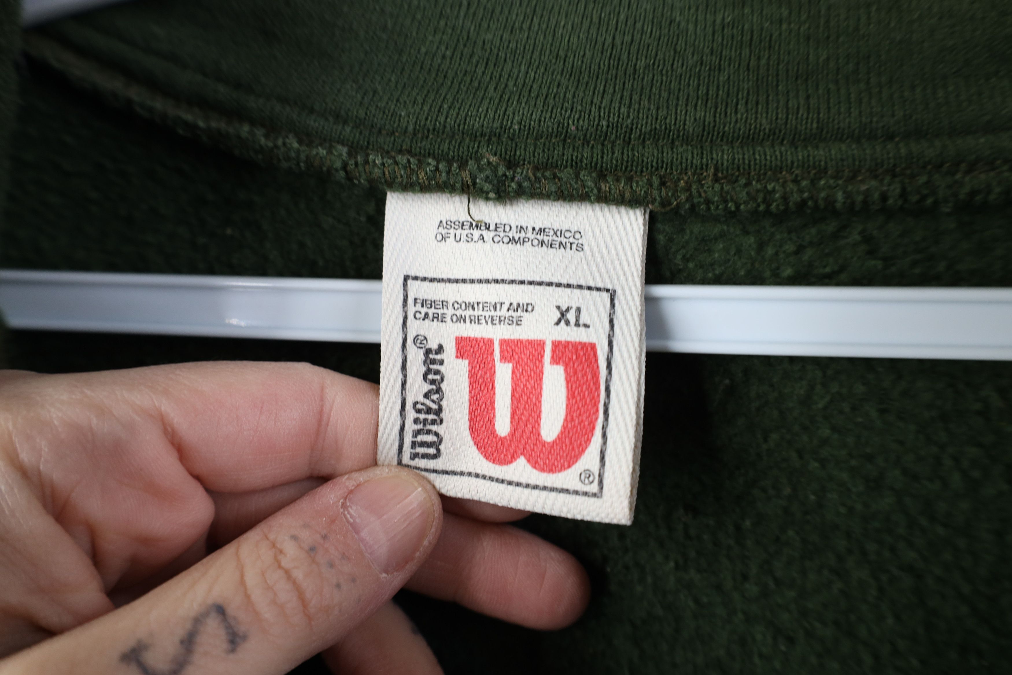 Vintage Vintage 90s Streetwear 1/4 Half Zip Pullover Sweatshirt Size US XL / EU 56 / 4 - 8 Thumbnail