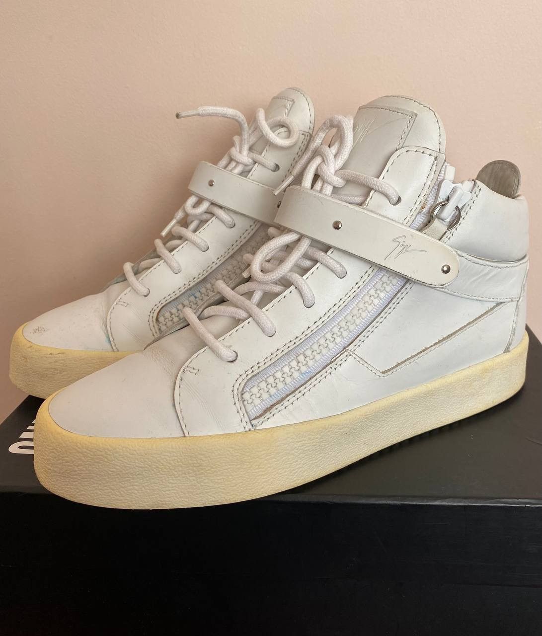 Giuseppe Zanotti Giuseppe Zanotti May London White Size 39 Size US 6 / EU 39 - 4 Thumbnail