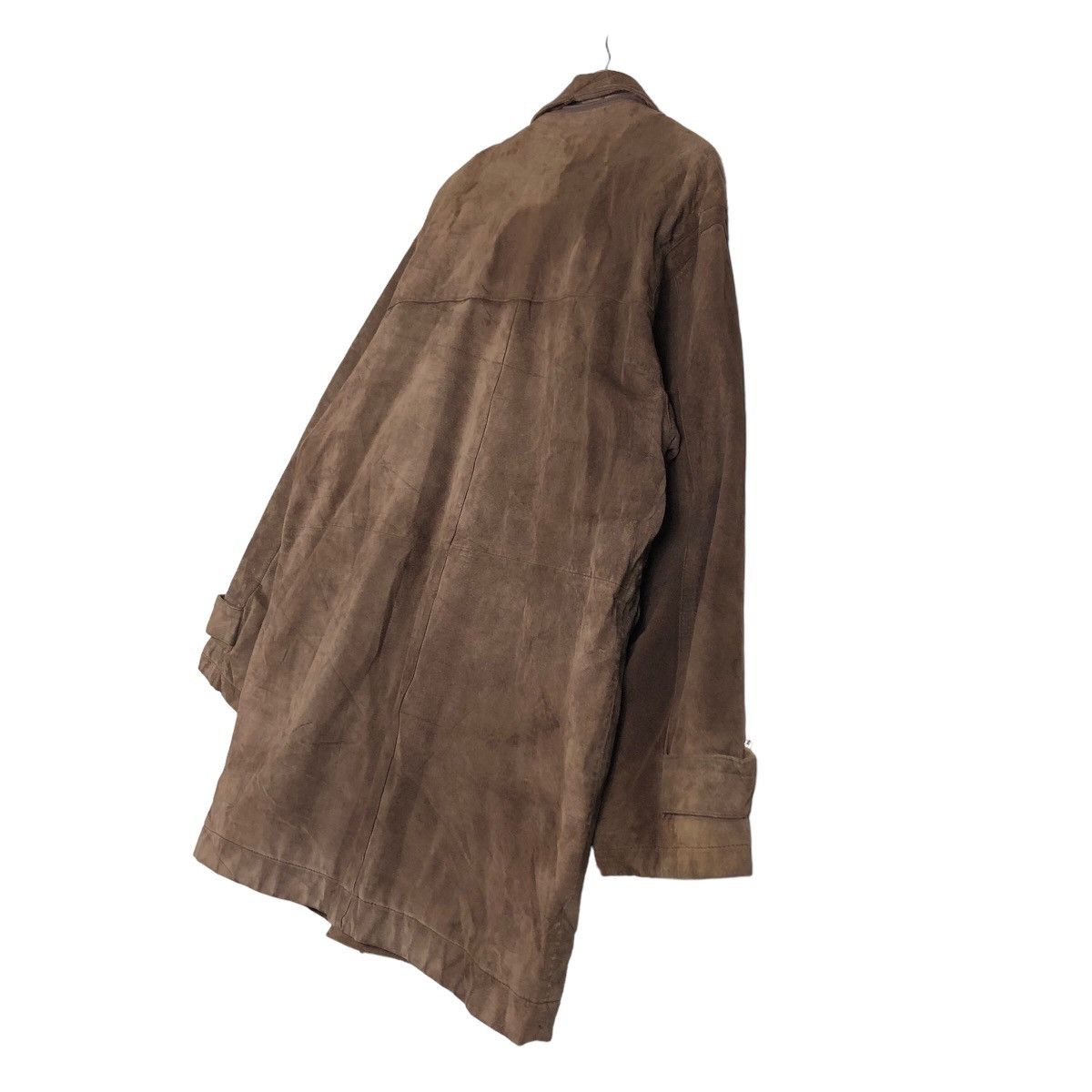 Japanese Brand 🔥Vintage Long Leather Jacket Mondo Lui Issey Miyake Blanket Size US M / EU 48-50 / 2 - 10 Thumbnail