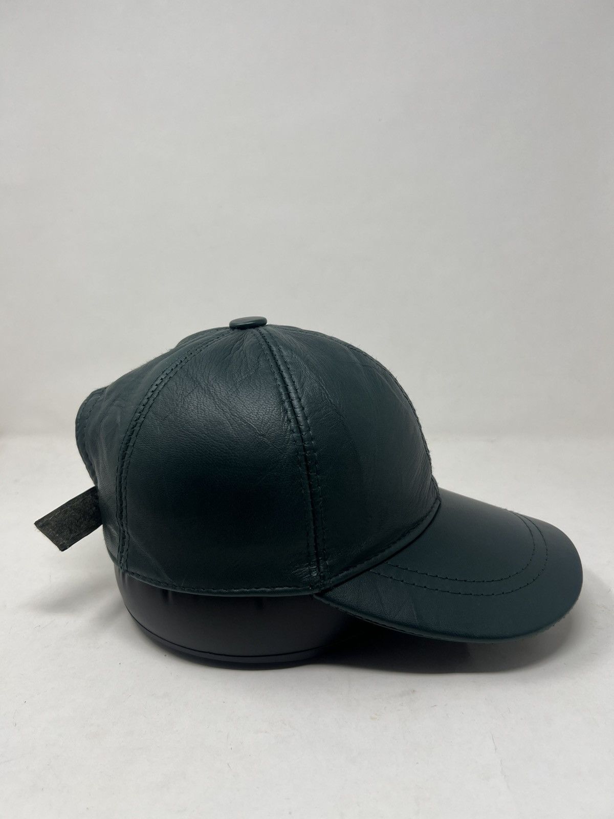Japanese Brand Genuide Leather Suade Strapback Hat Size ONE SIZE - 5 Thumbnail