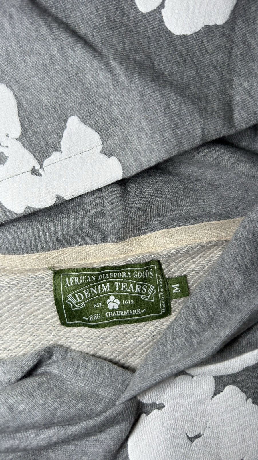 DENIM TEARS Denim Tears The Cotton Wreath Sweatshirt Grey Size US M / EU 48-50 / 2 - 4 Thumbnail