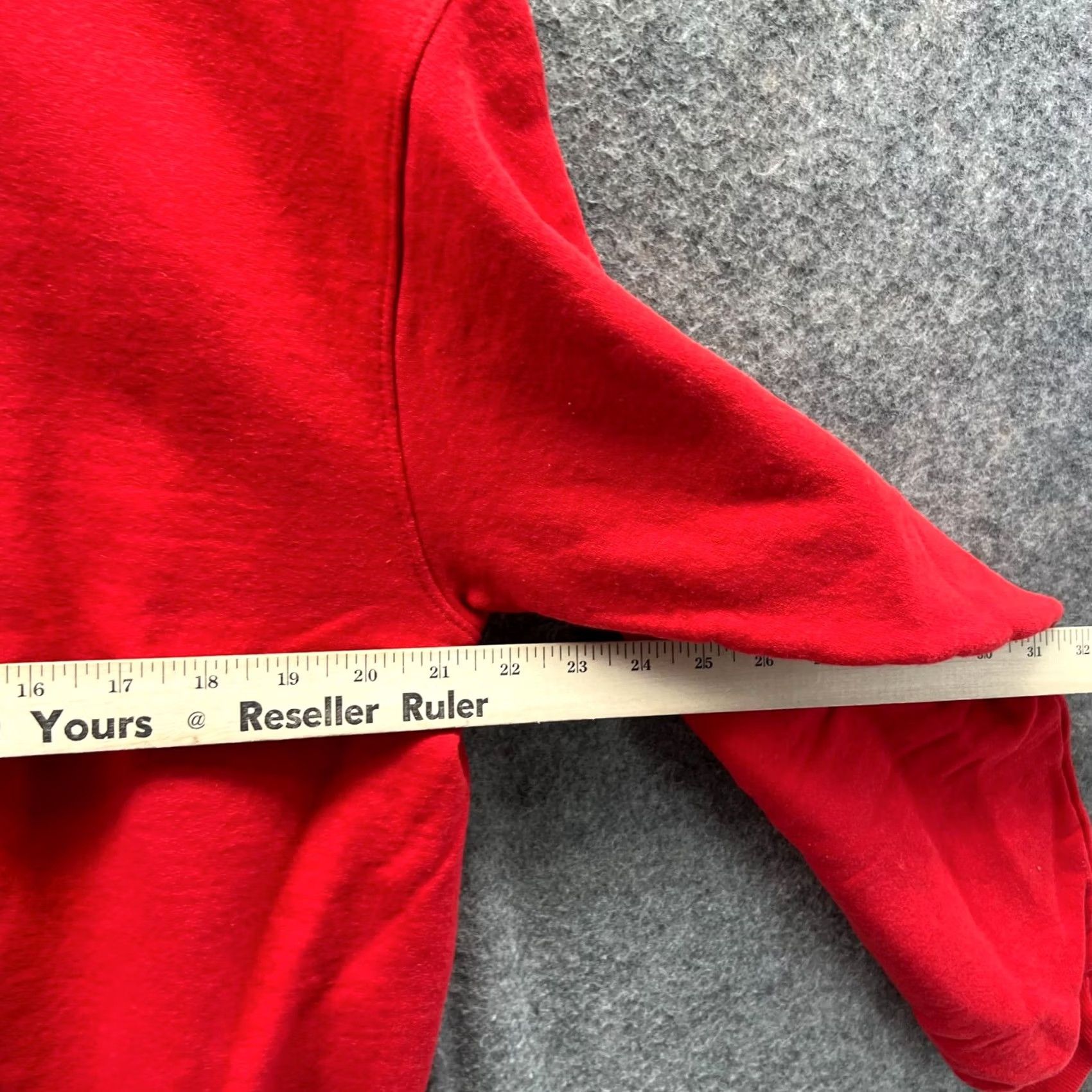 Champion VINTAGE Champion Sweater Mens Medium Red Crewneck Pullover Fleece Logo Cotton 90s Grooved 90s Size US M / EU 48-50 / 2 - 3 Thumbnail