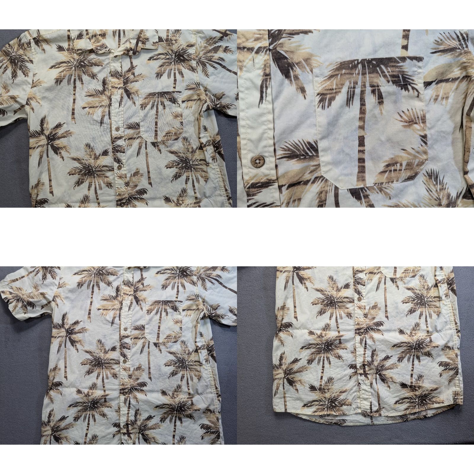 Anerkjendt Anerkjendt Hawaii Button Shirt Mens M Beige Palms pattern Shirt Mens M Beige Palms pattern Size US M / EU 48-50 / 2 - 8 Thumbnail