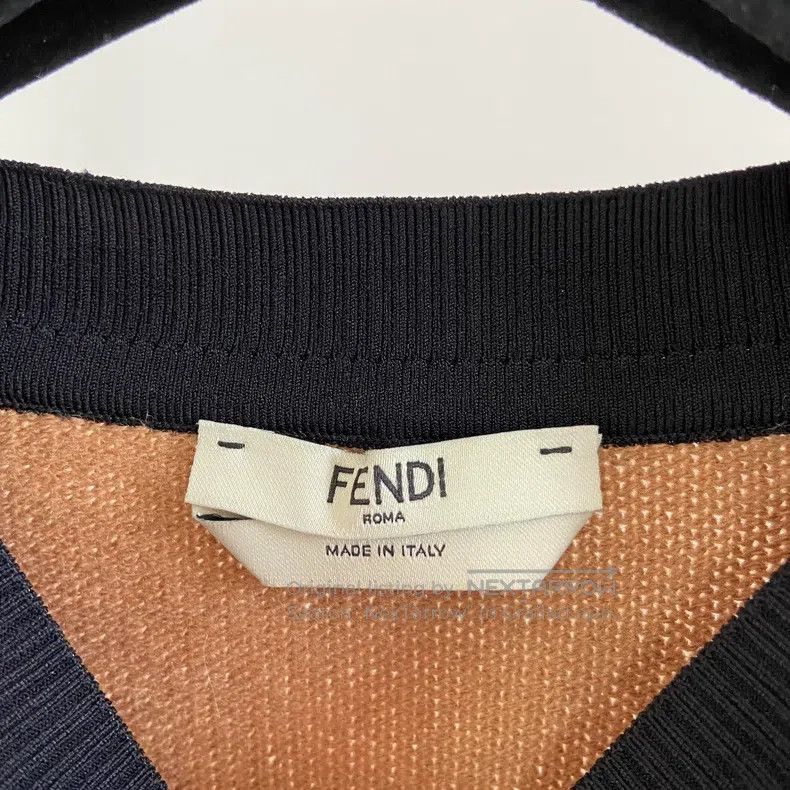 Fendi Fendi Khaki Cashmere Knit Top Size XS / US 0-2 / IT 36-38 - 6 Thumbnail
