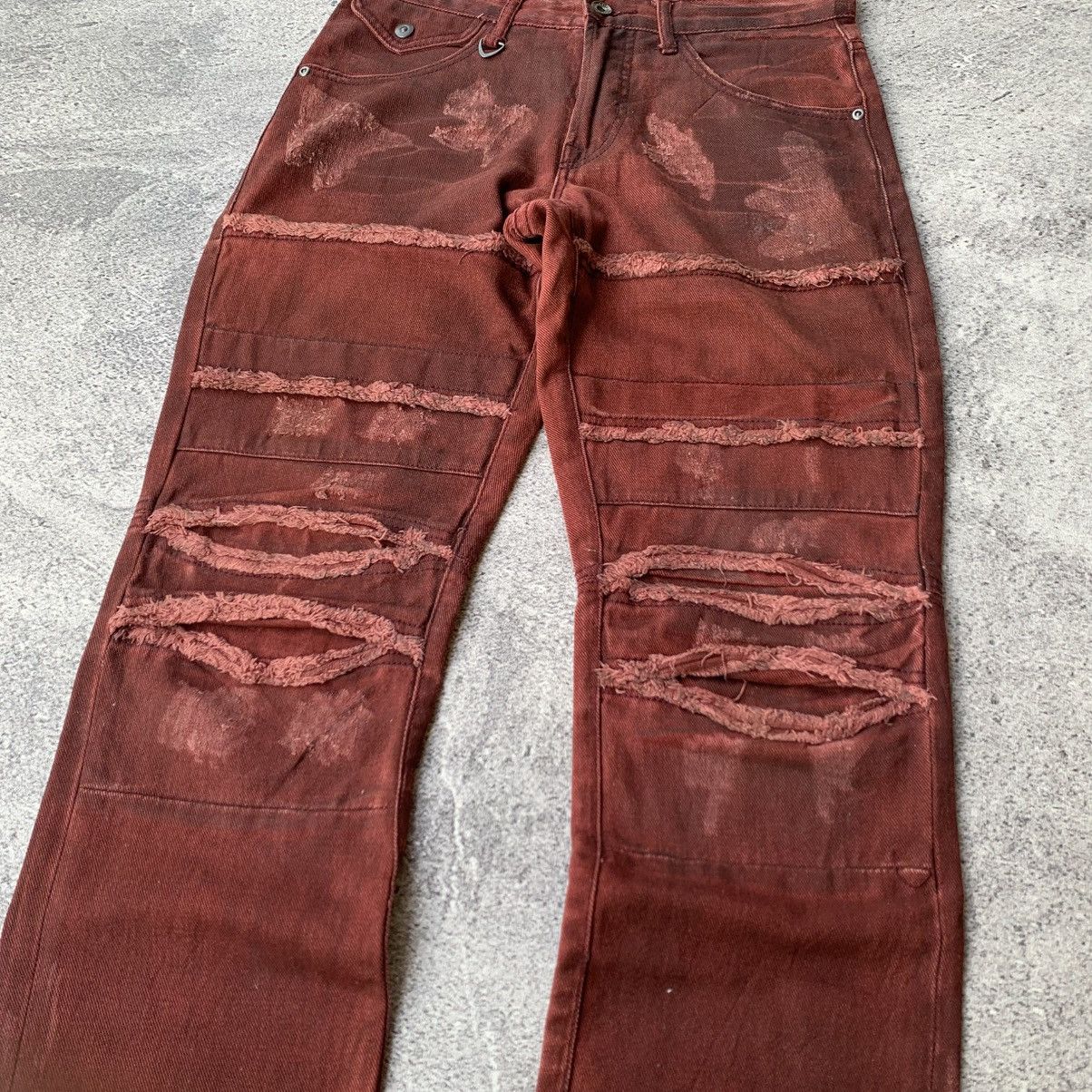Japanese Brand Semantic Design Ombre Distressed Jeans Size US 30 / EU 46 - 4 Thumbnail