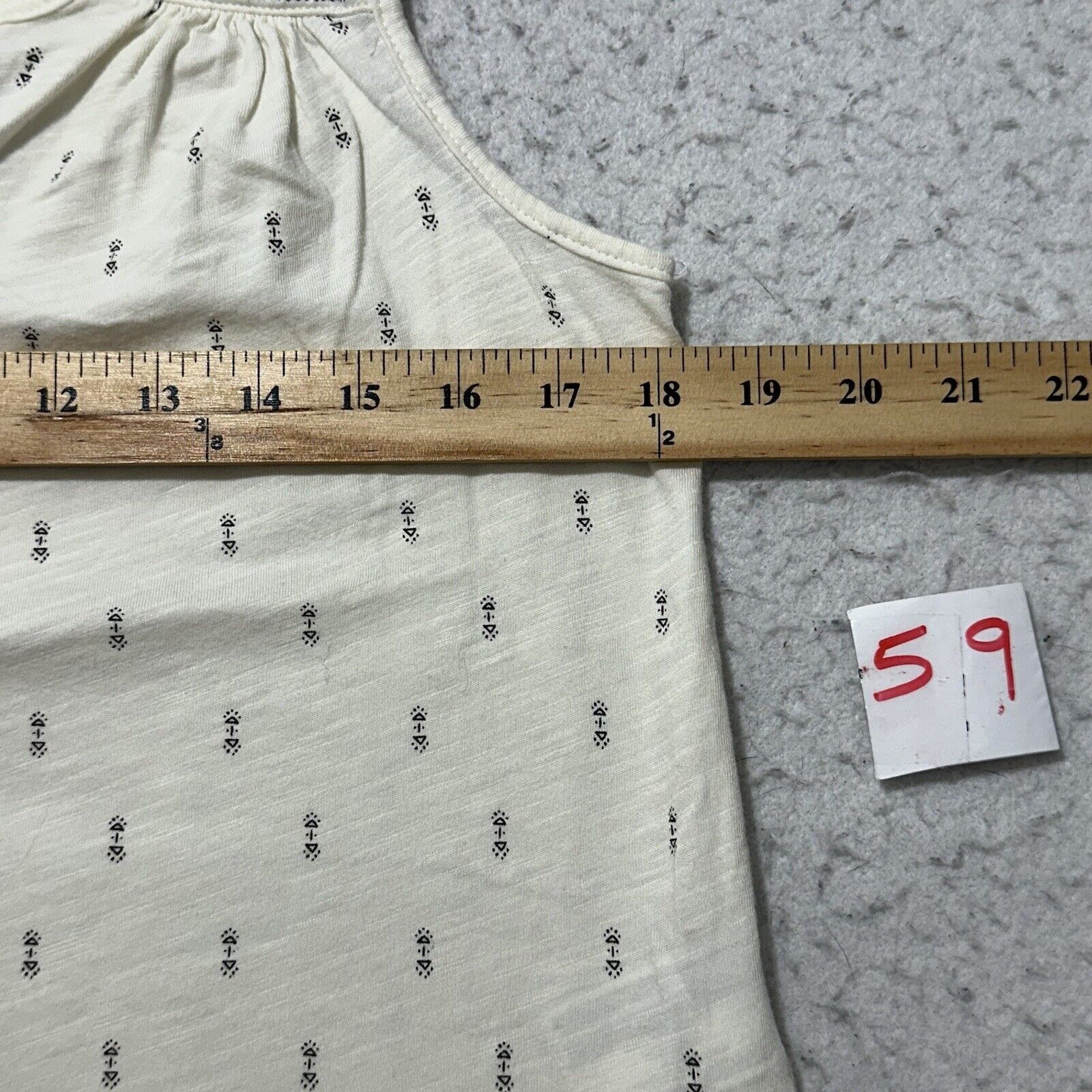 Eddie Bauer Eddie Bauer Small Cream Boho Pullover Tank Top Blouse Size S / US 4 / IT 40 - 8 Thumbnail