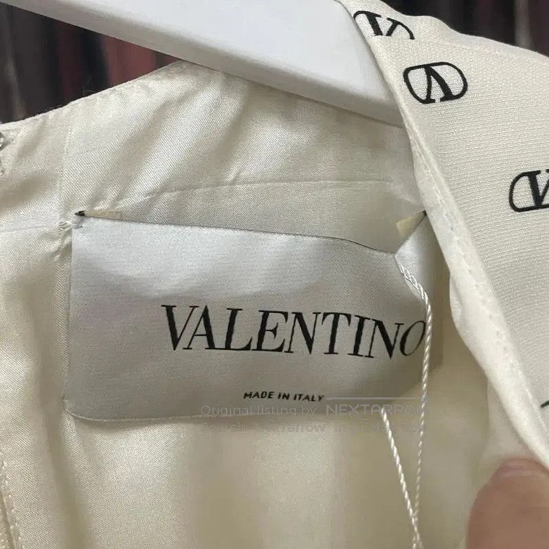 Valentino Valentino Summer Short Sleeve Dress in Off-White . Size XXS / US 00 / IT 34 - 5 Thumbnail