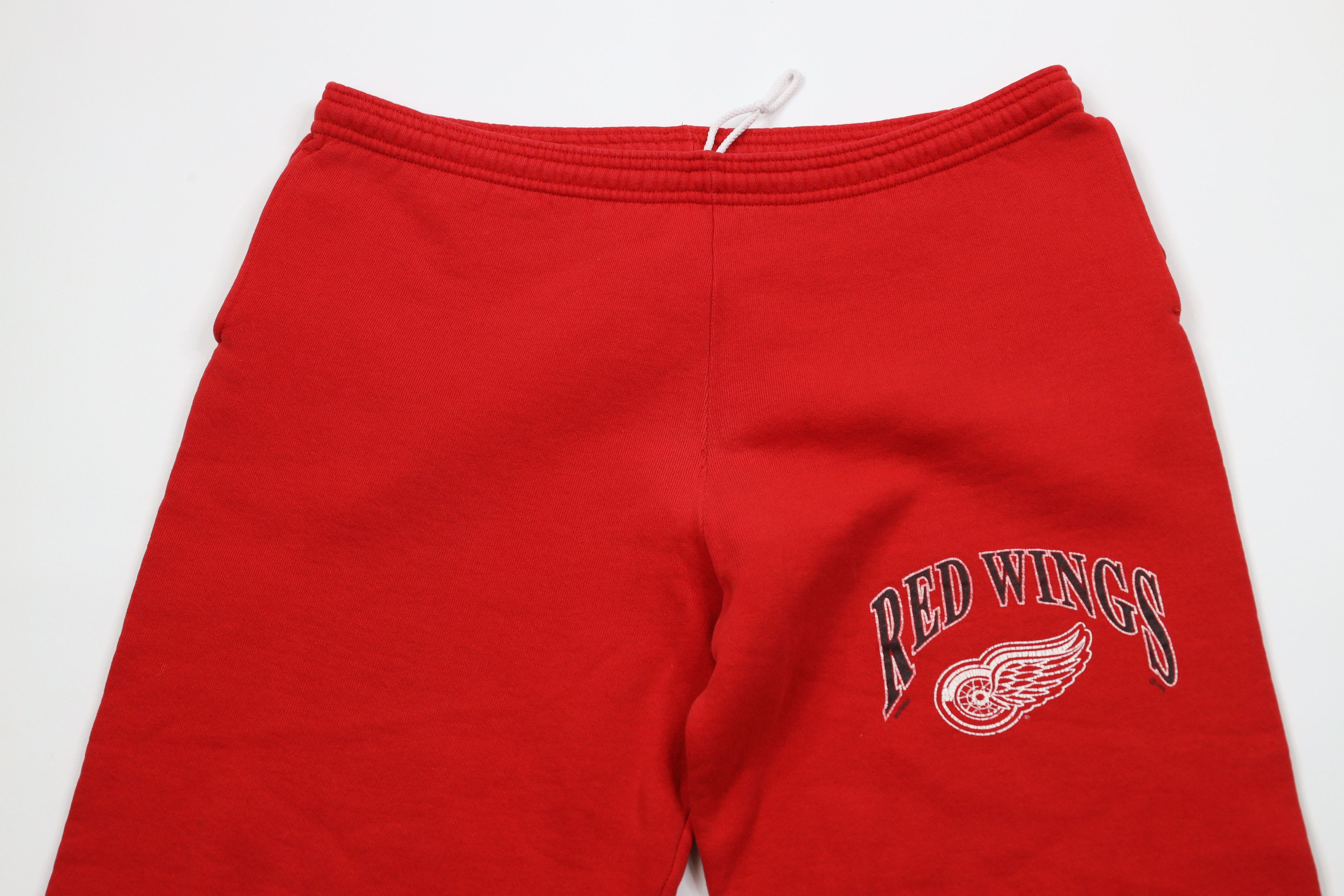 Vintage Vintage 90s Detroit Red Wings Hockey Sweatpants Joggers USA Size US 34 / EU 50 - 2 Thumbnail