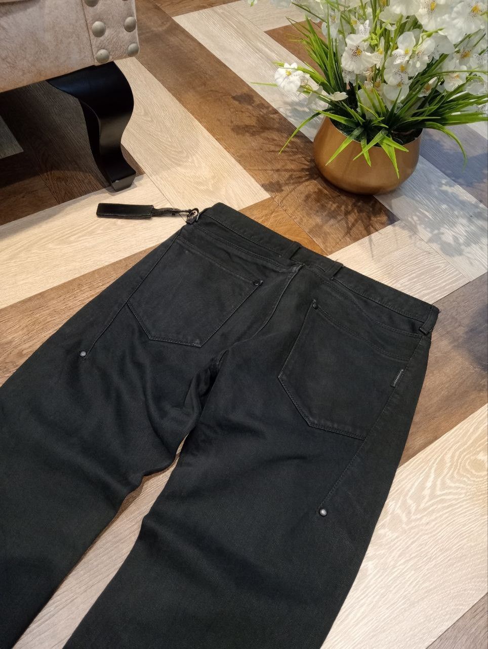 Neil Barrett BLACK BARRETT NEIL BARRETT BLACK DENIM PANTS Size US 31 - 11 Thumbnail