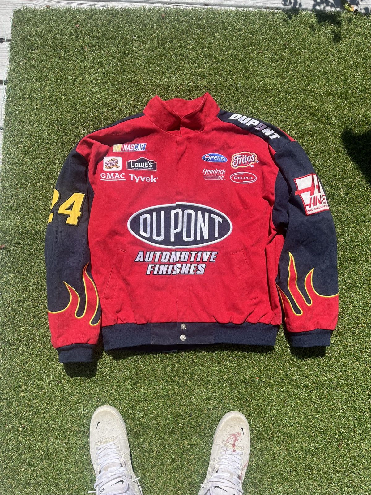 Vintage Jeff Gordon Racing Jacket Size US XL / EU 56 / 4 - 1 Thumbnail