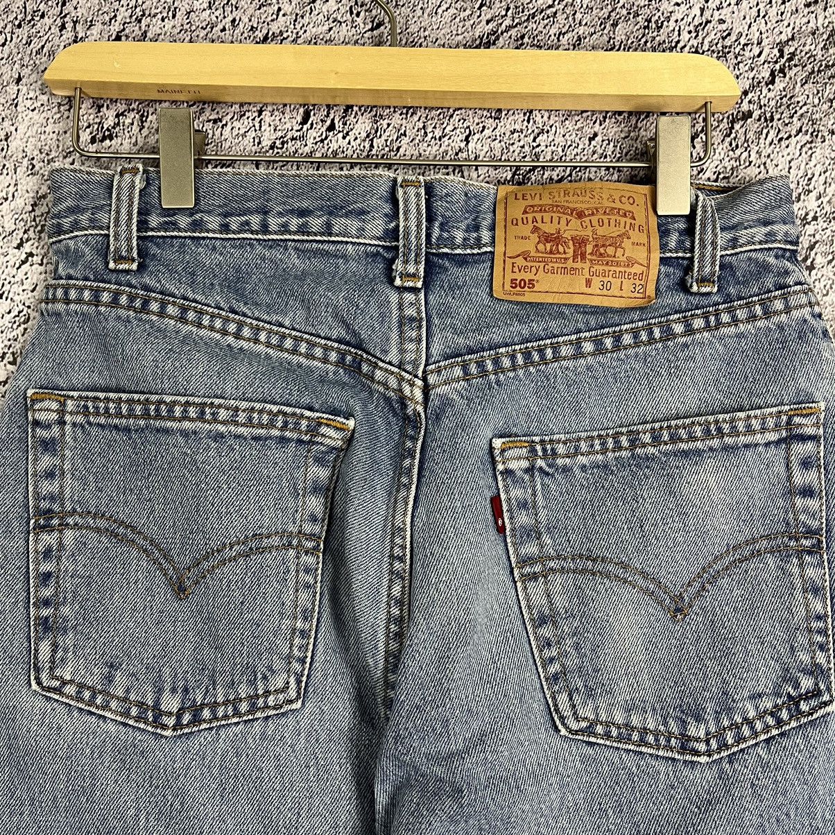 Designer × Levi's × Levi's Vintage Clothing ⭐️VINTAGE⭐️ Levi’s 505 Strauss & CO light blue Jeans Size US 30 / EU 46 - 6 Thumbnail