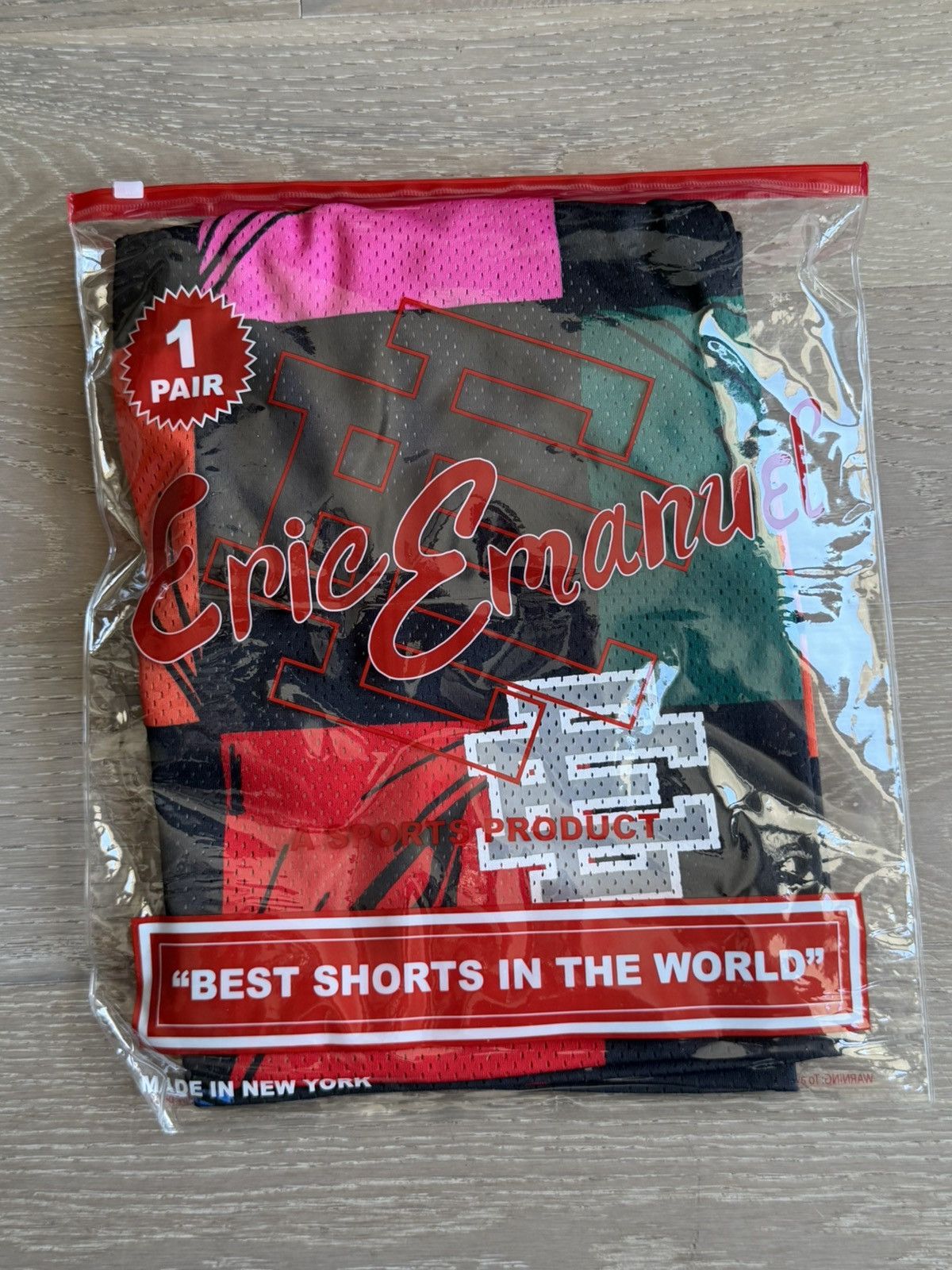 Matty Boy MEDIUM Eric Emanuel Matty Boy Multi Mesh IN HAND SHIPS NOW Size US 32 / EU 48 - 6 Thumbnail