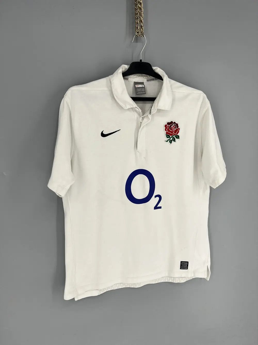 Nike England Rugby Union 2009 2010 Nike Home Classic Jersey Size US M / EU 48-50 / 2 - 2 Thumbnail