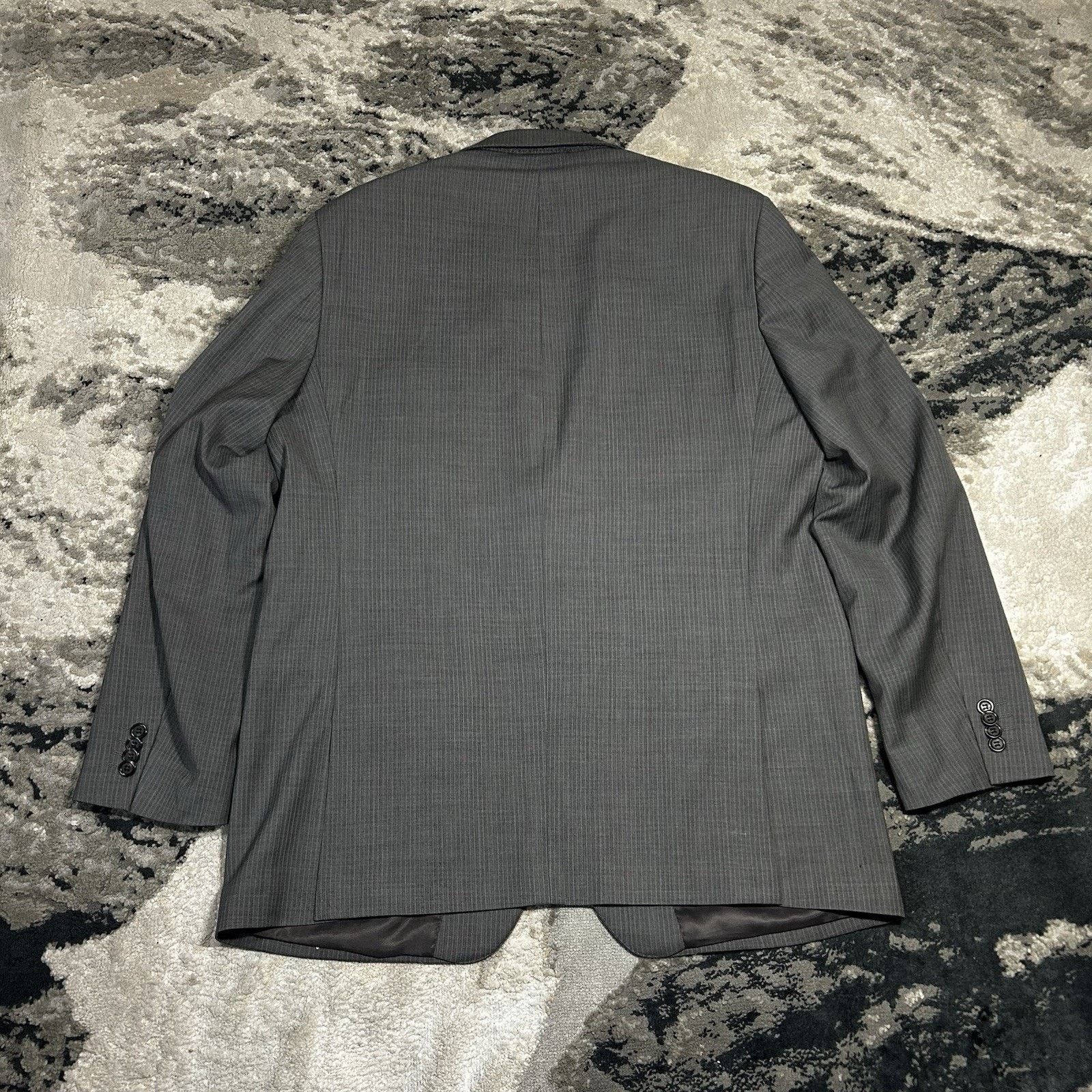 Lauren Ralph Lauren Lauren Ralph Lauren Blazer Sport Jacket 46 L Gray 100% Wool Size 46L - 3 Thumbnail