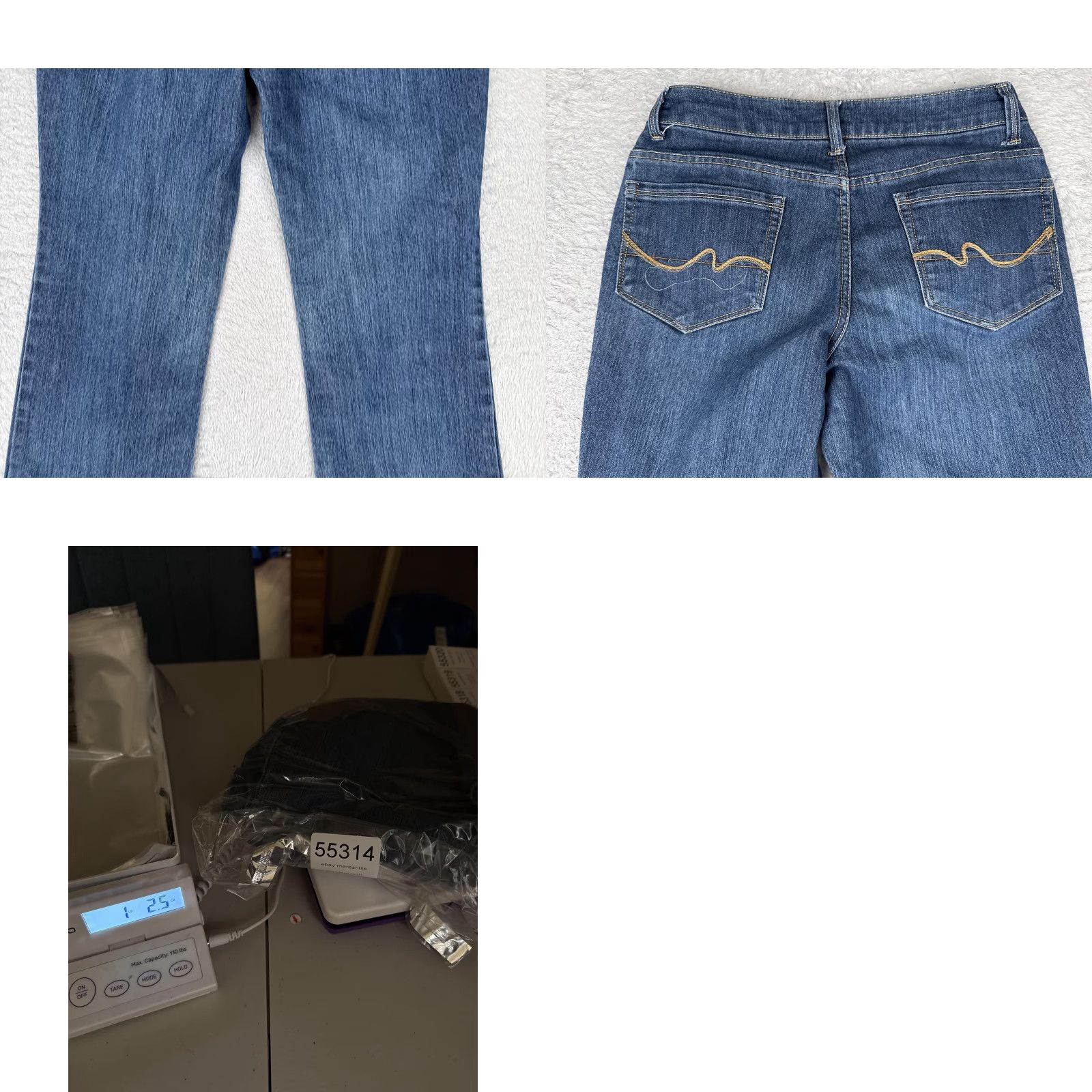 Faded Glory Faded Glory Jeans Womens 8 Bootcut 28x31 Blue Medium Wash Mid Rise Stretch 5-Pocket Denim Shirt? Size 30" / US 8 / IT 44 - 10 Thumbnail