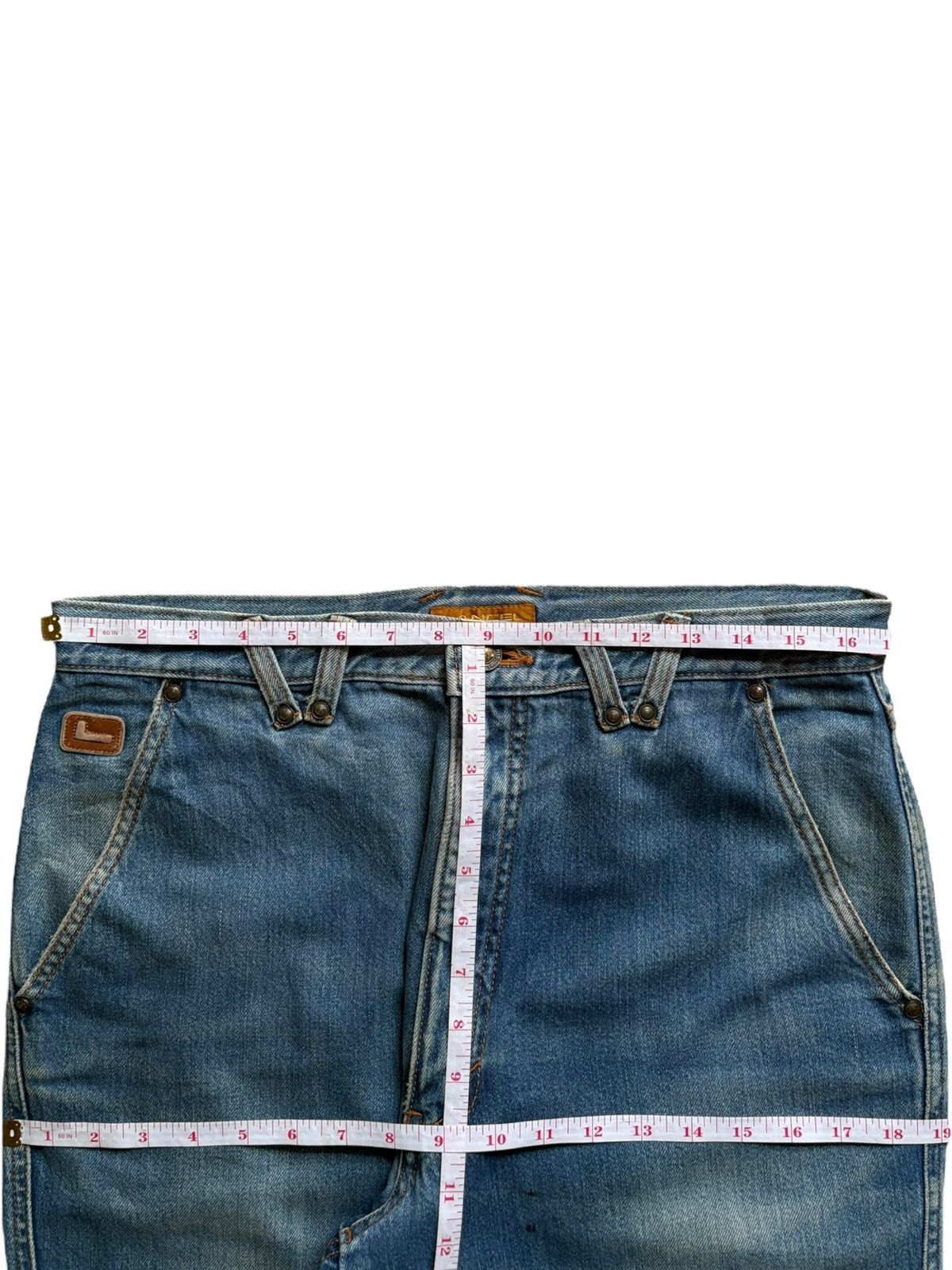 Japanese Brand Vintage Japanese Brand Mud Wash Embroidered Baggy Jeans Size US 34 / EU 50 - 12 Thumbnail