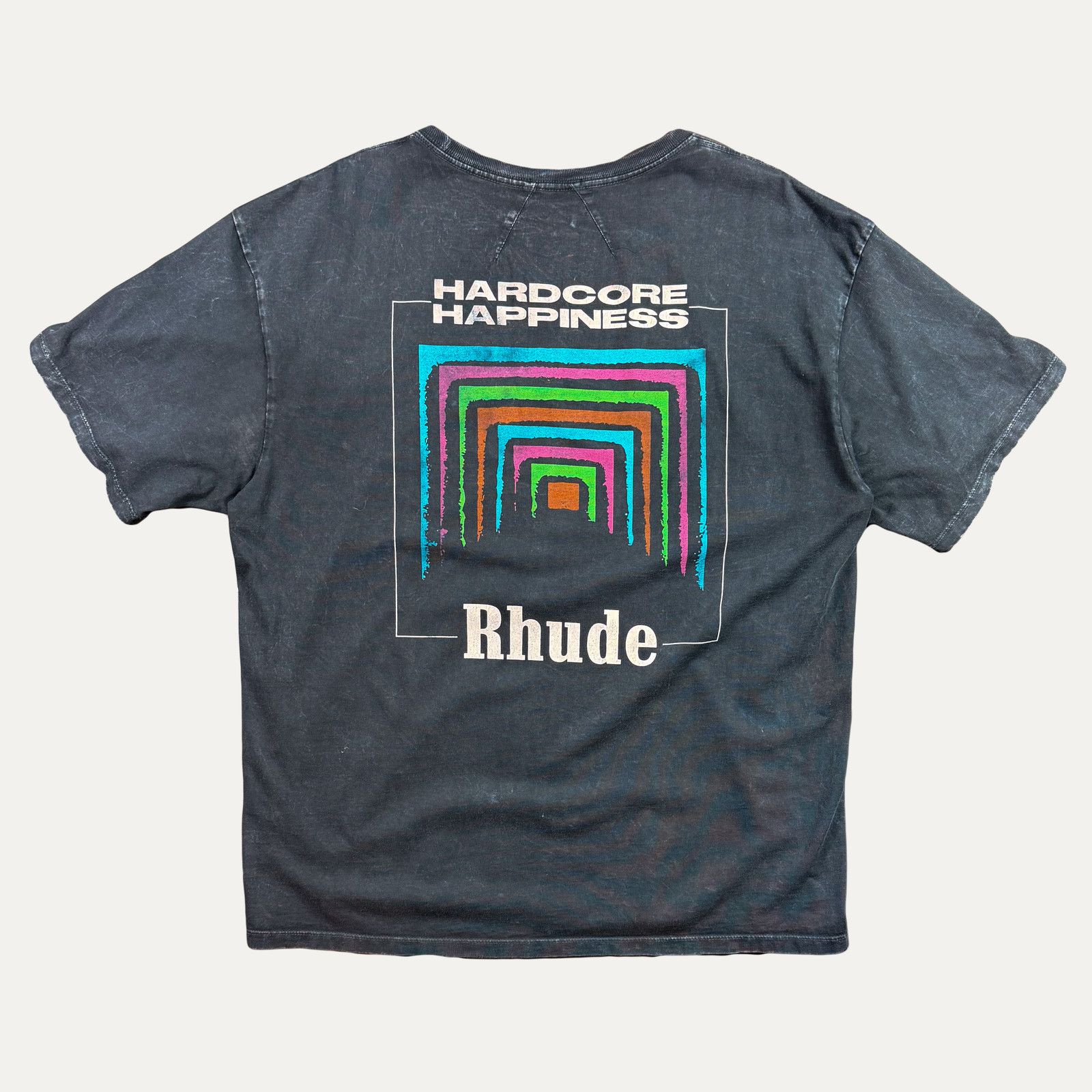 Rhude Rhude Hardcore Happiness T-Shirt Size US XL / EU 56 / 4 - 2 Thumbnail