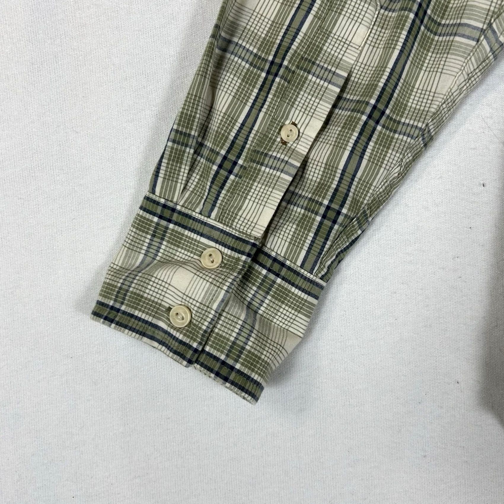 Timberland Timberland Button-Up Shirt Mens M Green Plaid Long Sleeve Casual Top Size US M / EU 48-50 / 2 - 5 Thumbnail