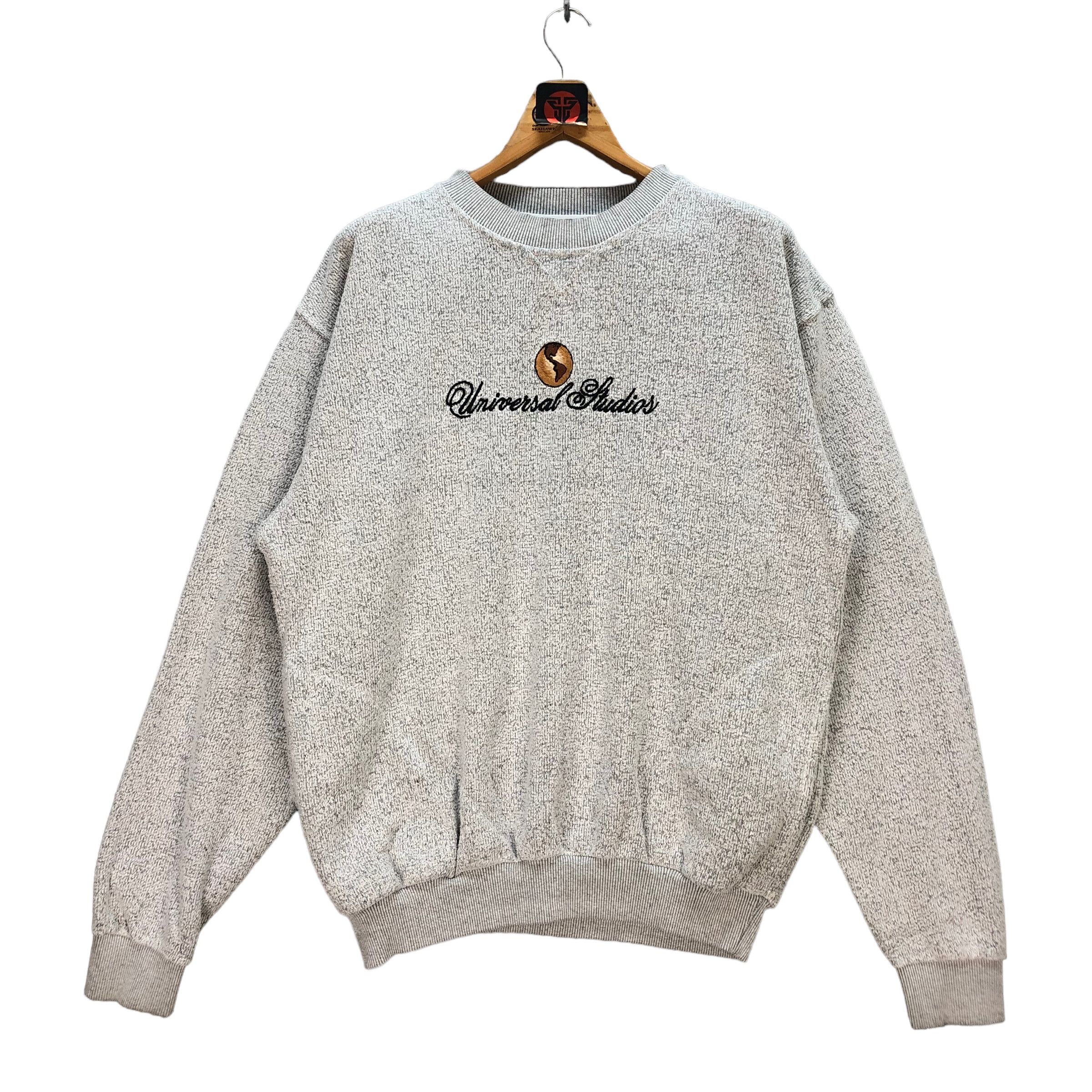 Universal Studios UNIVERSAL STUDIOS EMBROIDERY BIG LOGO SWEATSHIRTS #7308-128 Size US L / EU 52-54 / 3 - 1 Thumbnail
